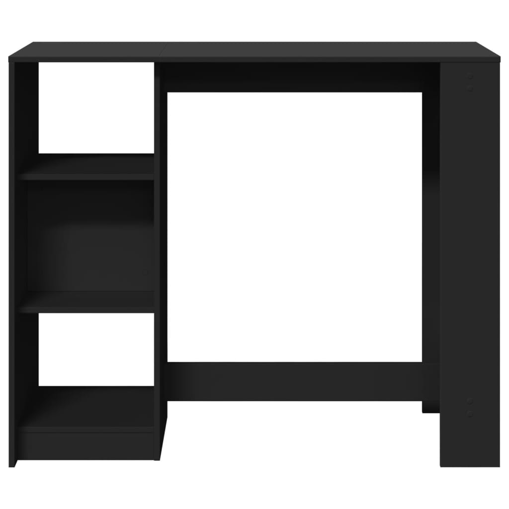 Bartisch mit Regal 124x46x103,5 cm
