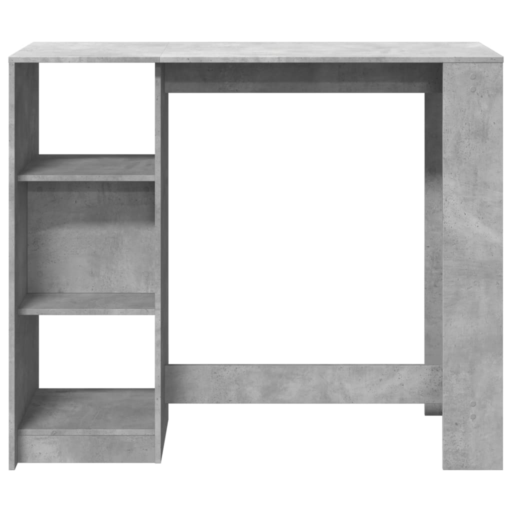 Bartisch mit Regal 124x46x103,5 cm