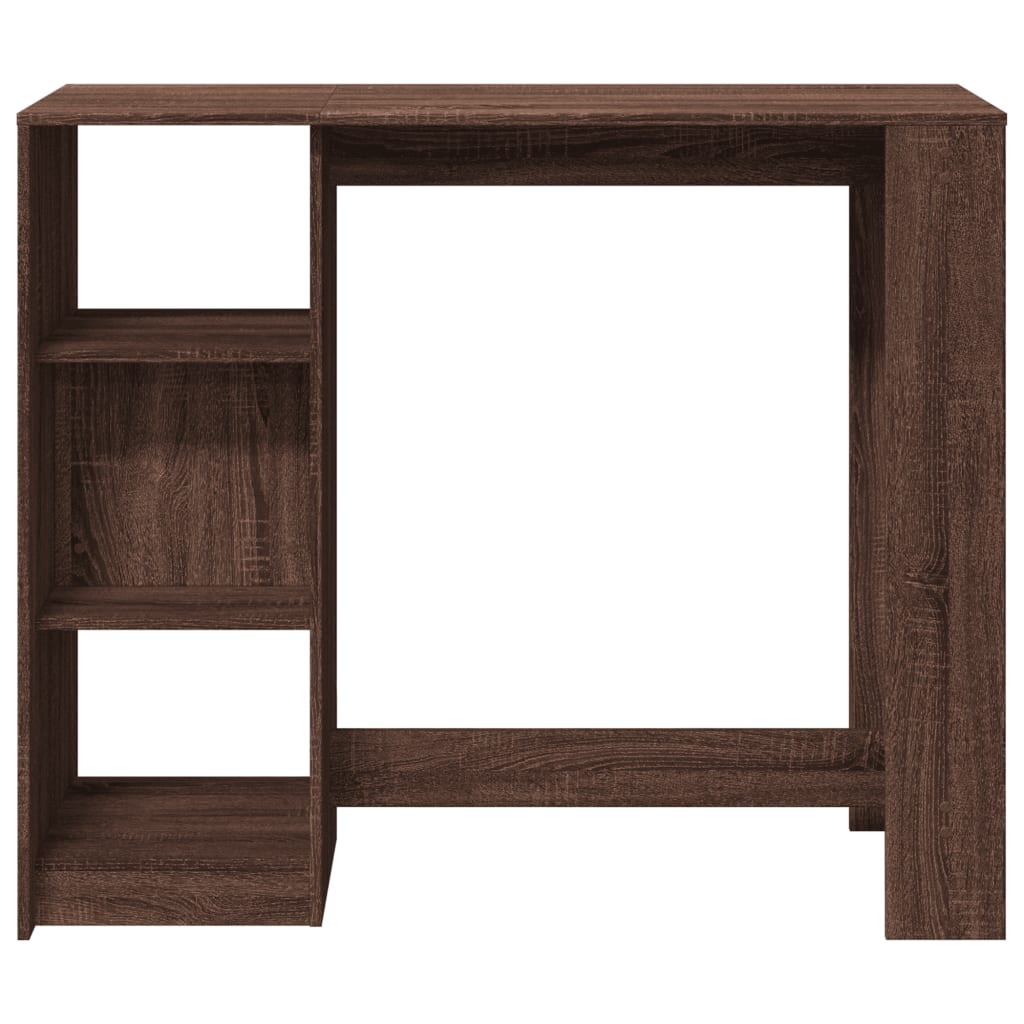 Bartisch mit Regal 124x46x103,5 cm