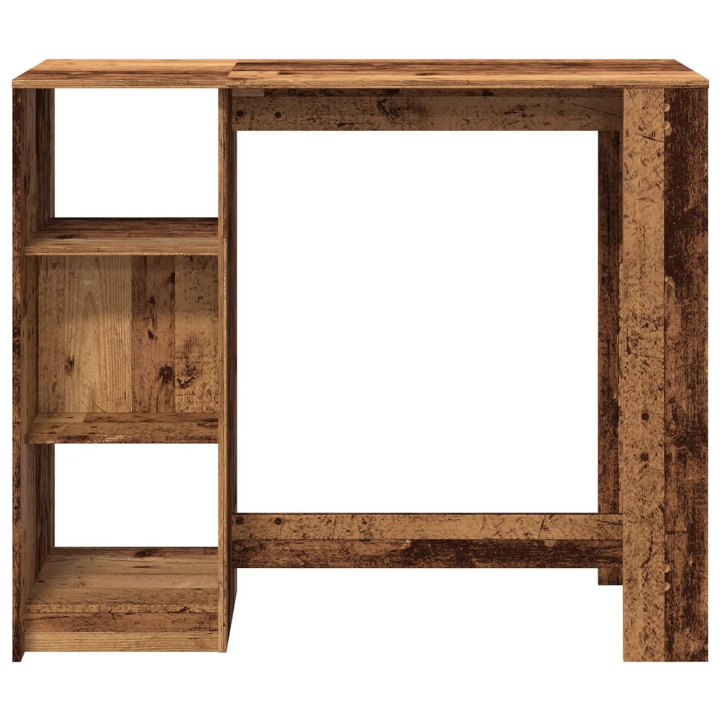 Bartisch mit Regal 124x46x103,5 cm