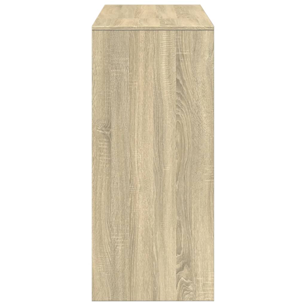 Bartisch mit Regal 124x46x103,5 cm