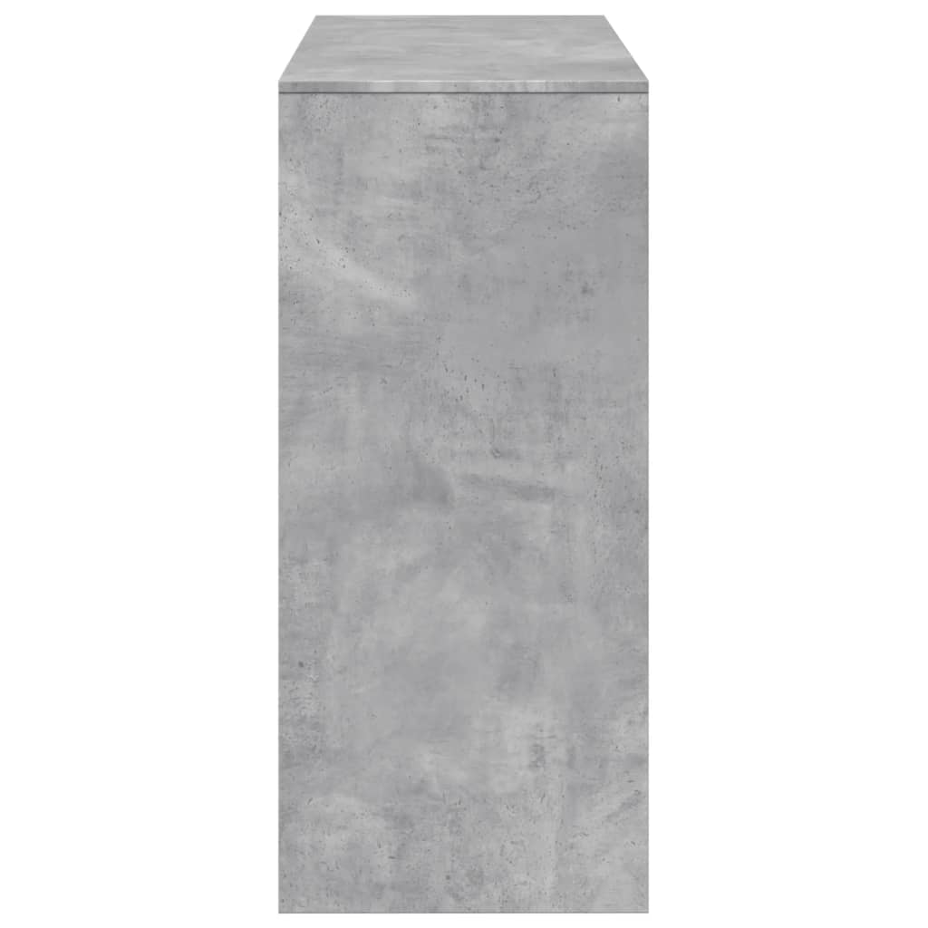 Bartisch mit Regal 124x46x103,5 cm