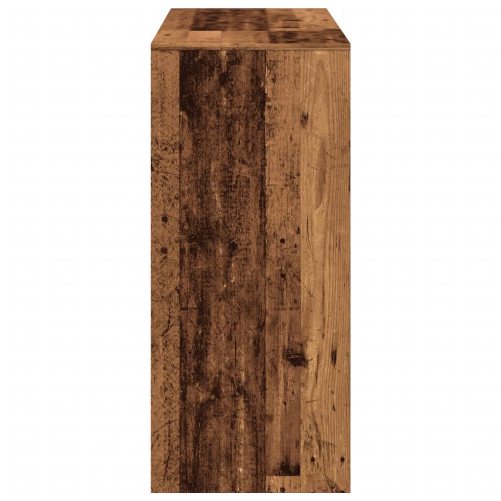 Bartisch mit Regal 124x46x103,5 cm