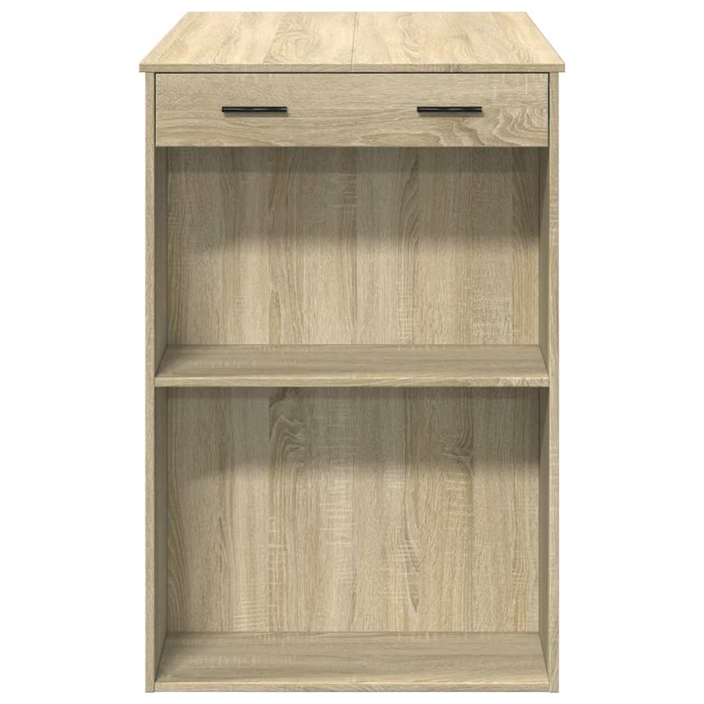 Bartisch mit Regal 102x70x103,5 cm