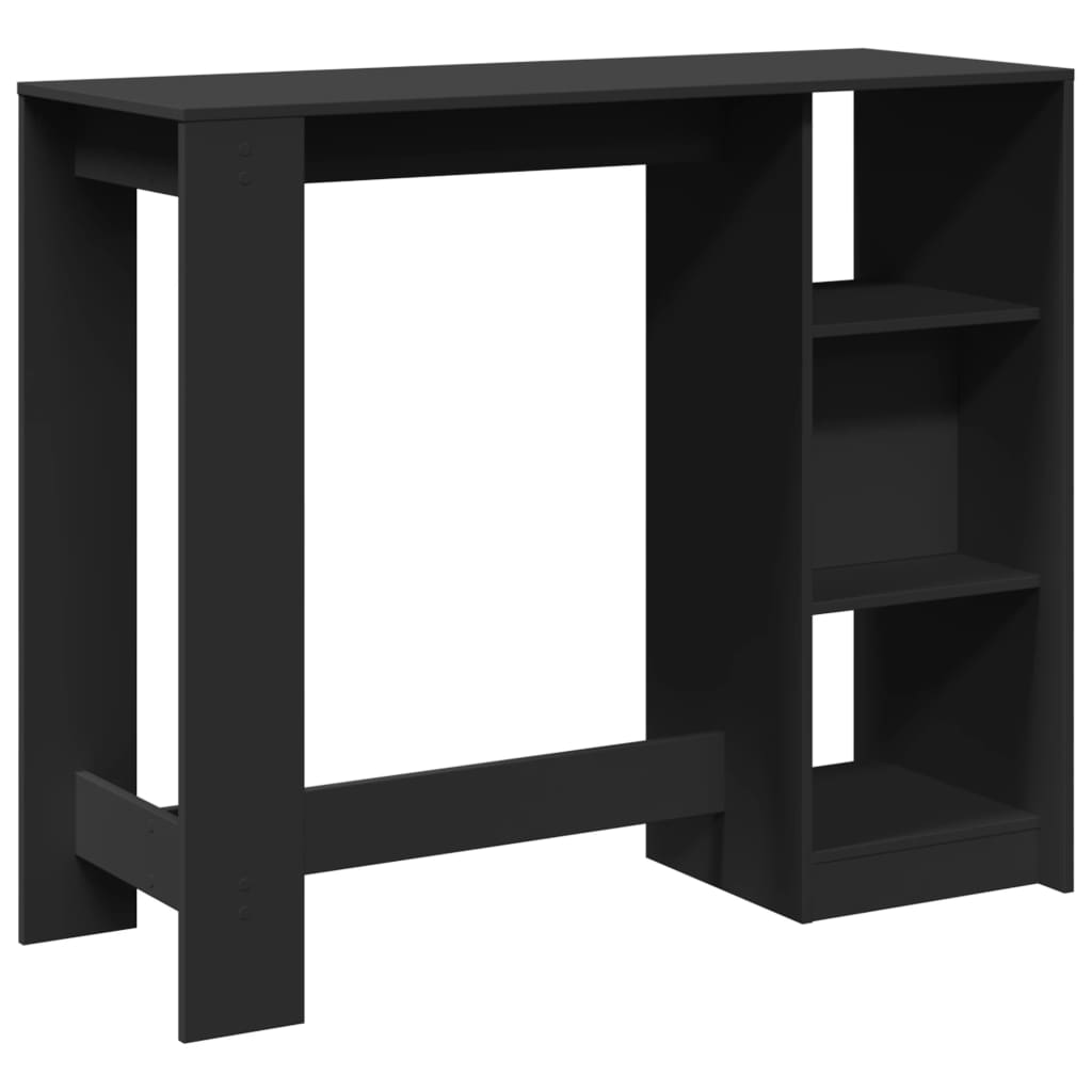 Bartisch mit Regal 124x46x103,5 cm