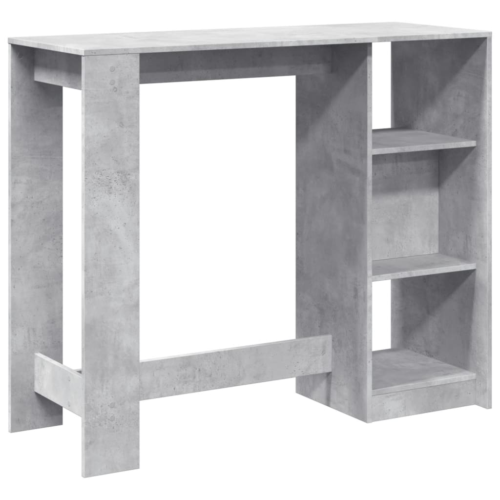 Bartisch mit Regal 124x46x103,5 cm