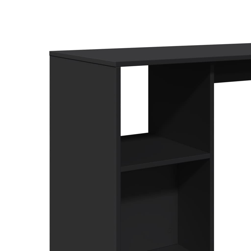 Bartisch mit Regal 124x46x103,5 cm