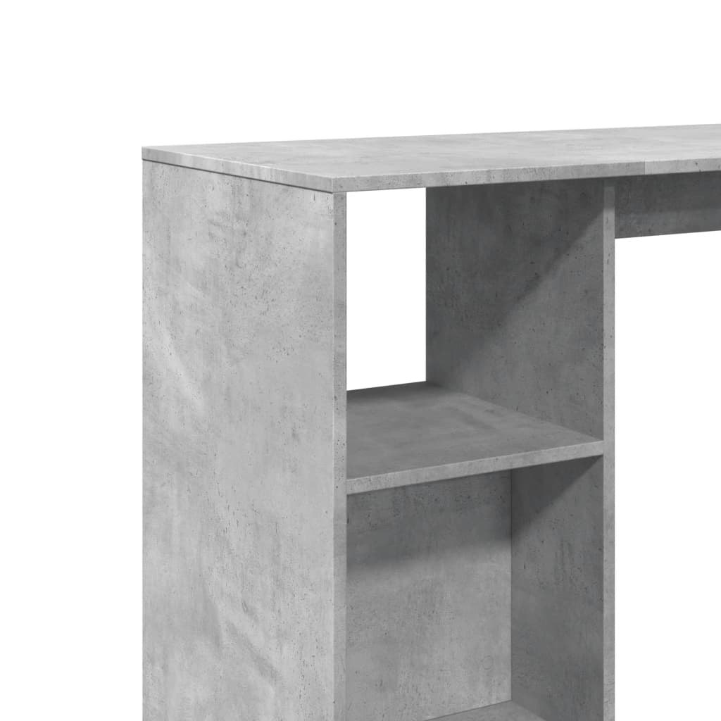 Bartisch mit Regal 124x46x103,5 cm