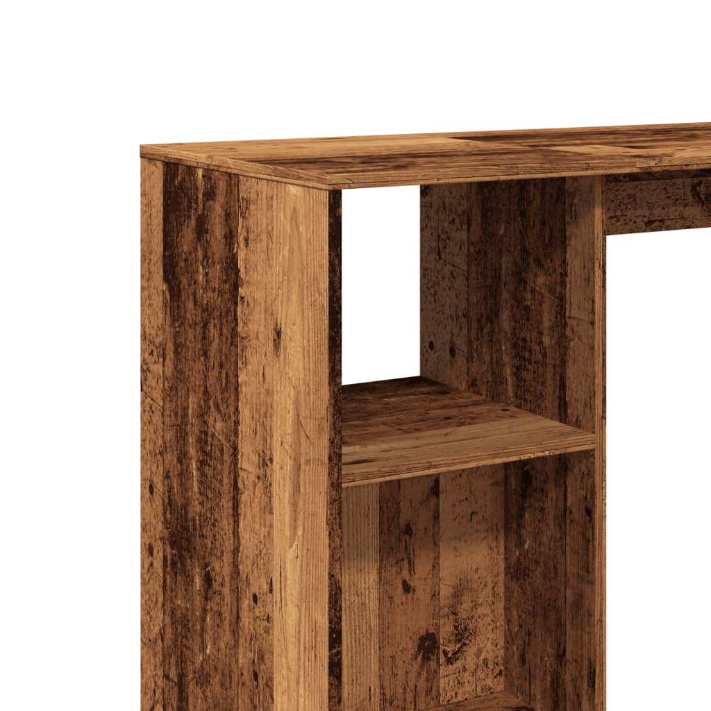 Bartisch mit Regal 124x46x103,5 cm