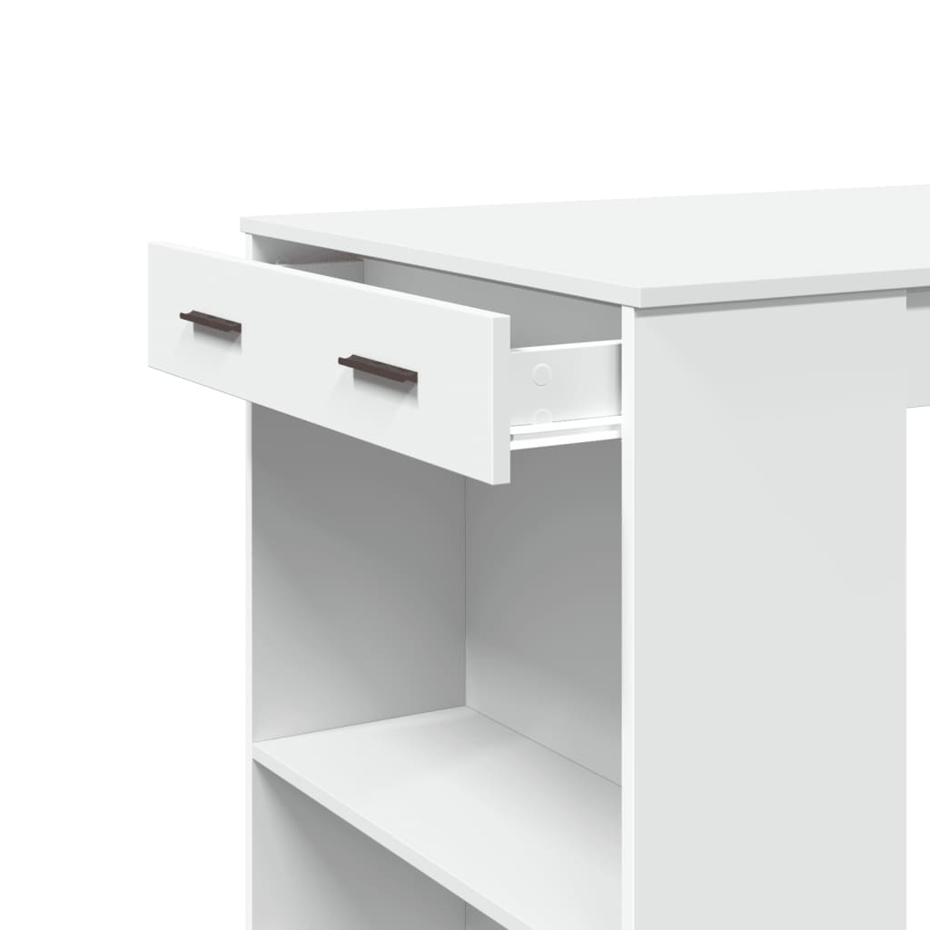 Bartisch mit Regal 102x70x103,5 cm