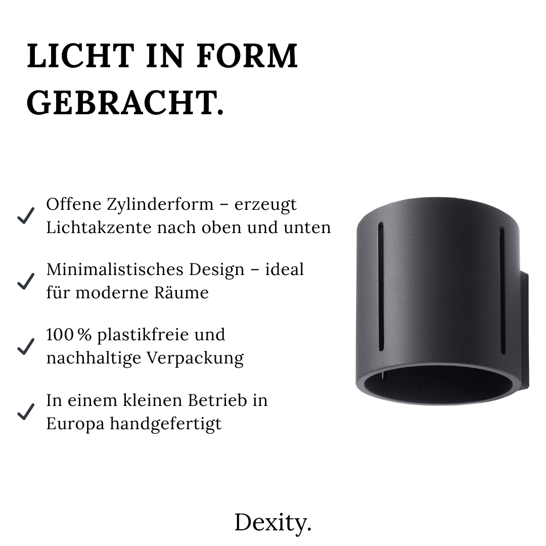 Wandleuchte "Inez" – Wandlampen in Schwarz | Dexity Lichtdesign