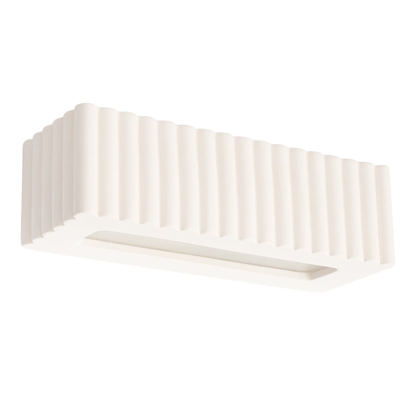 Keramik Wandleuchte "RIGATA" – in Weiß | Dexity Lichtdesign