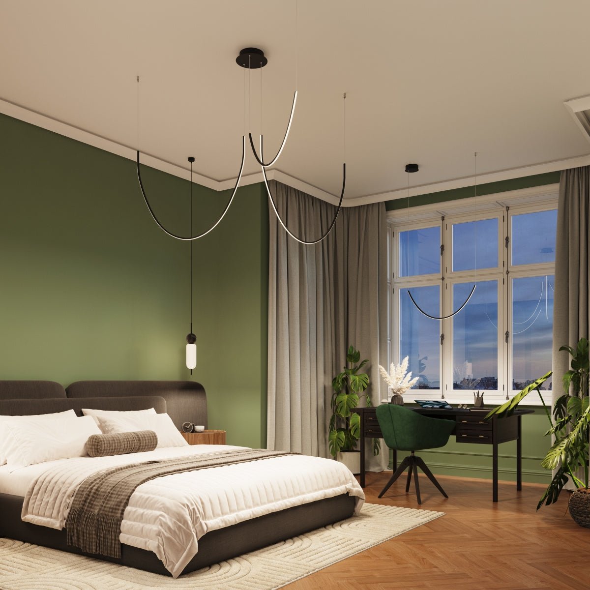 Kronleuchter "ALVAR 3" 3000K – Pendelleuchte in | Dexity Lichtdesign