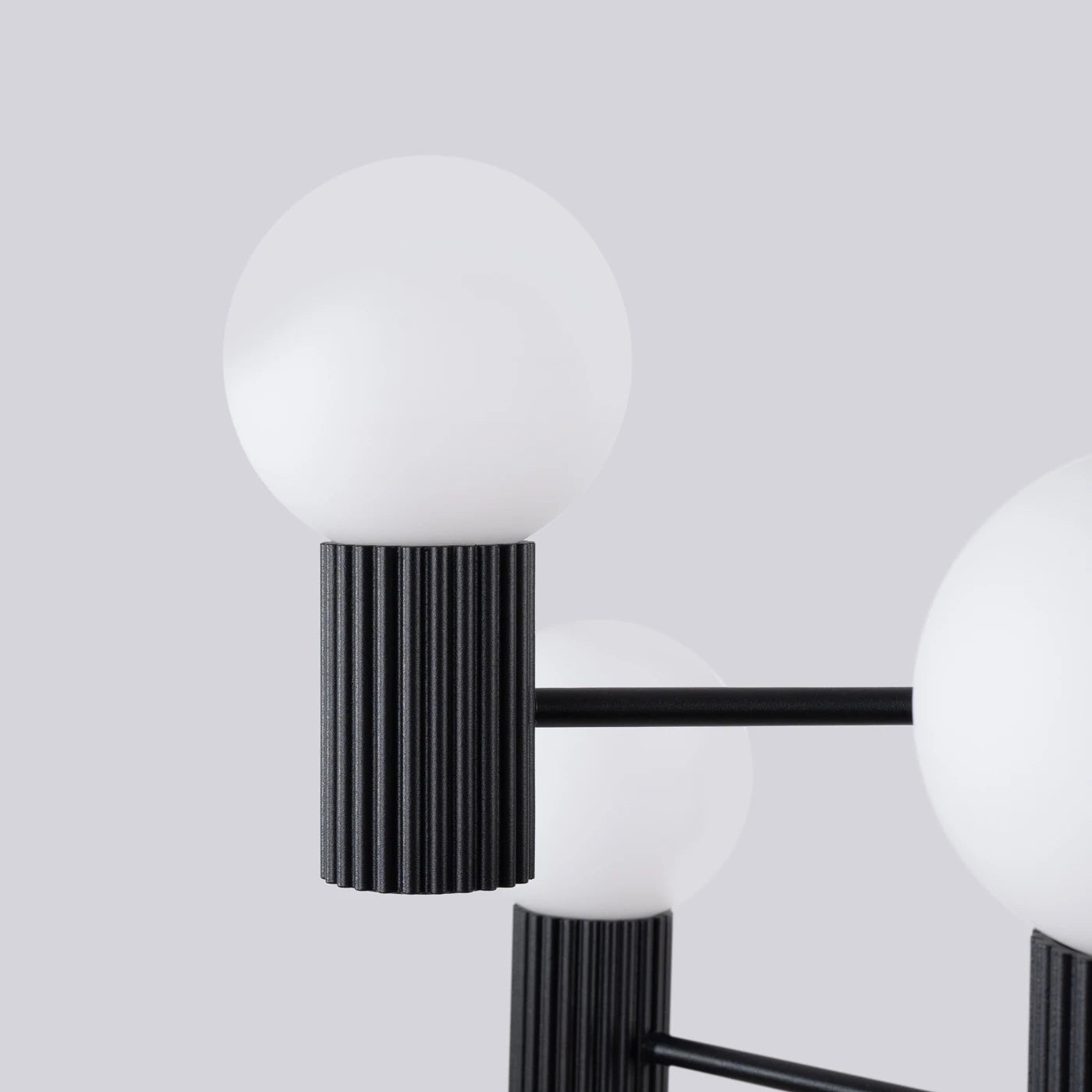 Kronleuchter "HALO 6" – in Schwarz | Dexity Lichtdesign