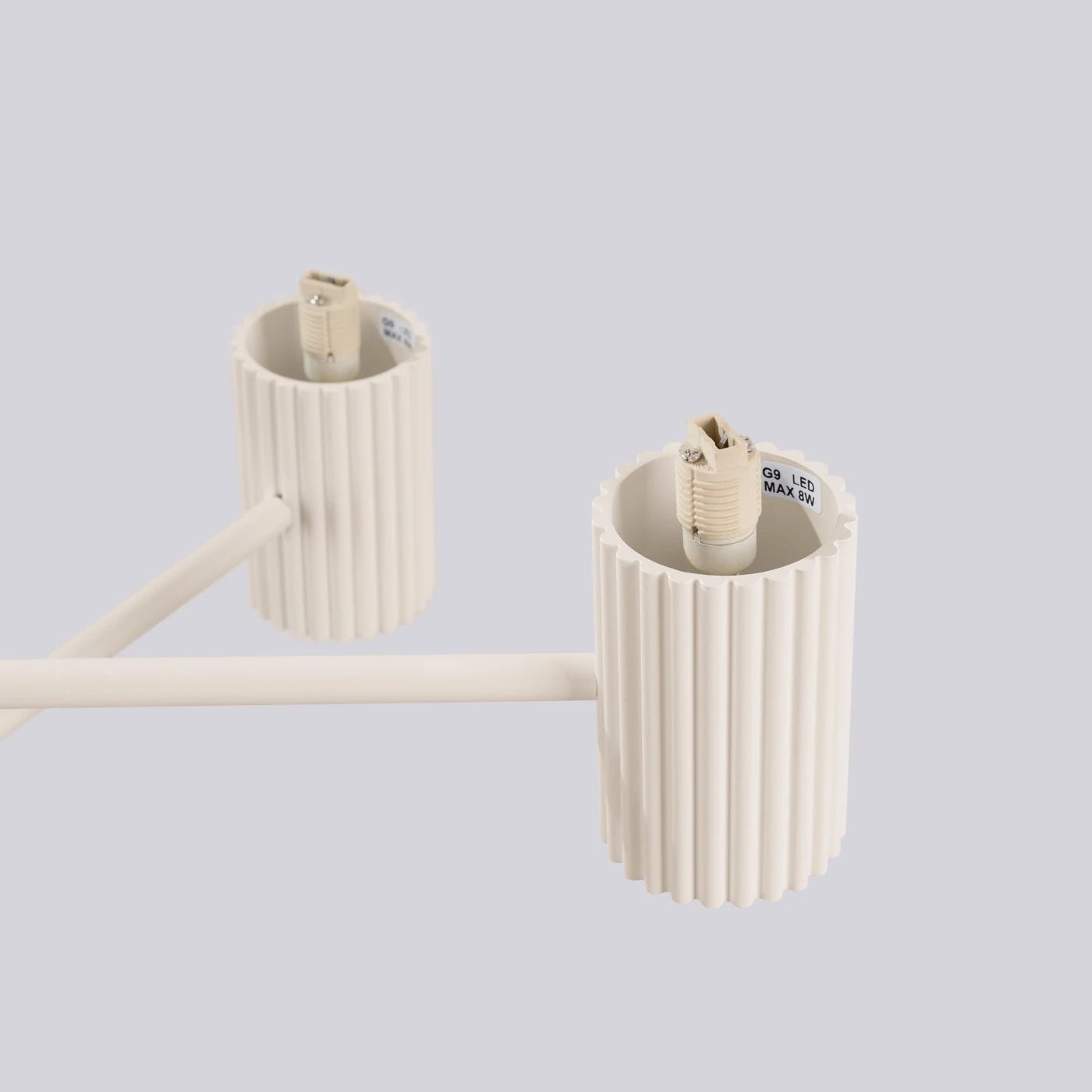 Kronleuchter "HALO 6" – in Beige | Dexity Lichtdesign