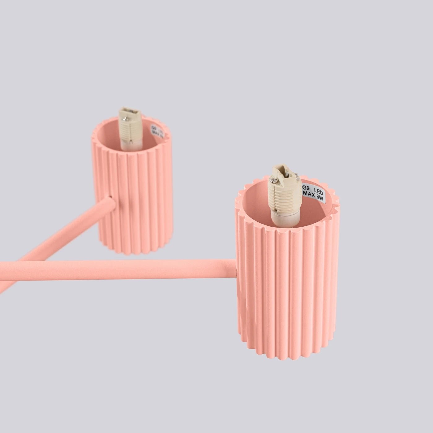 Kronleuchter "HALO 6" – in Apricot | Dexity Lichtdesign