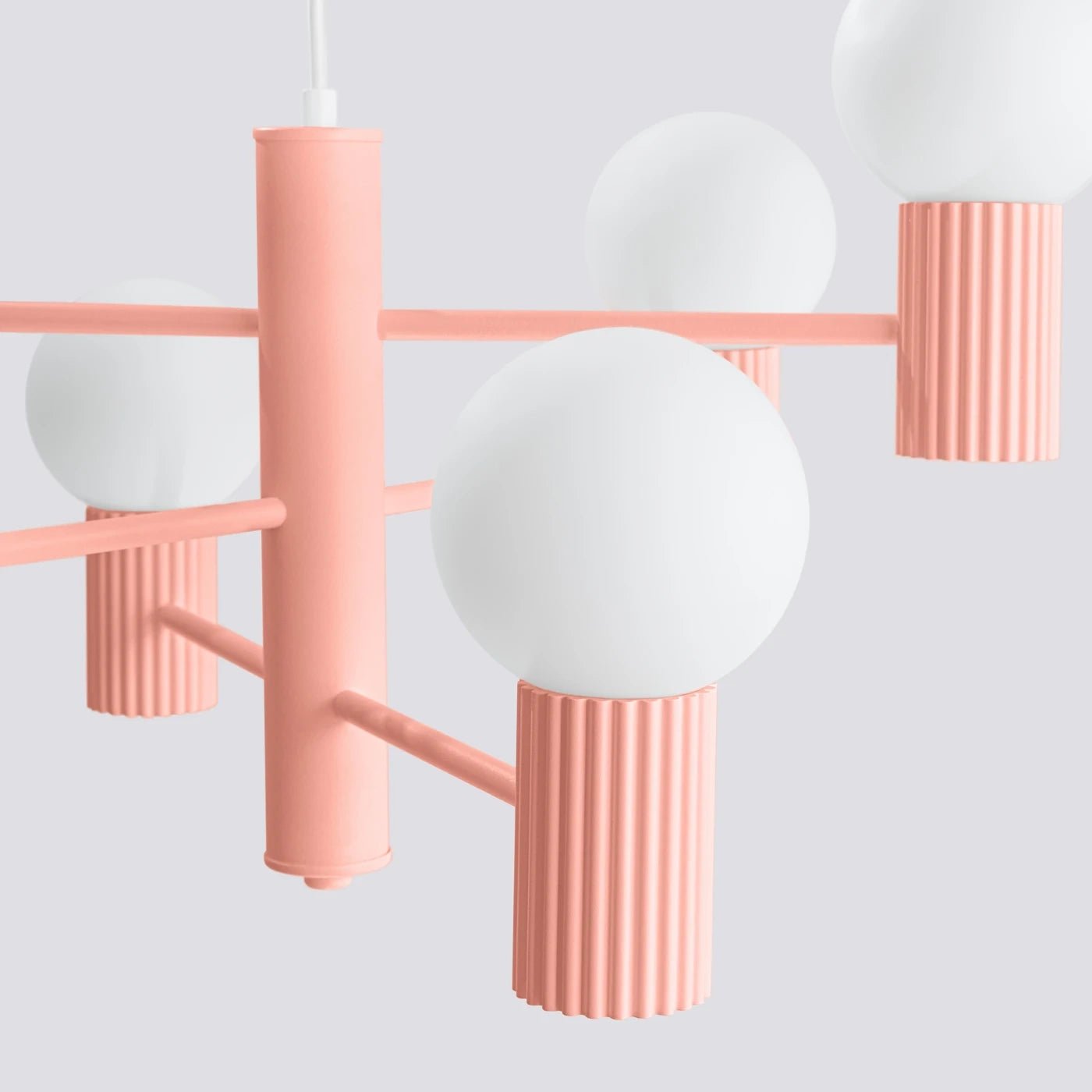 Kronleuchter "HALO 6" – in Apricot | Dexity Lichtdesign