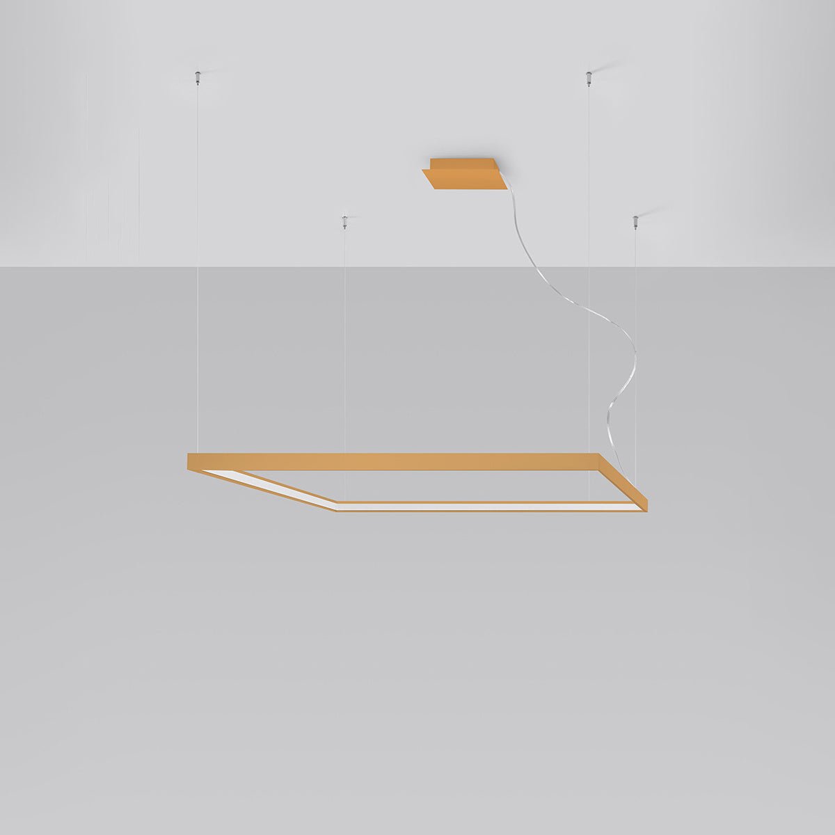 Kronleuchter "NELYA L" 3000K – Pendelleuchte in Golden | Dexity Lichtdesign