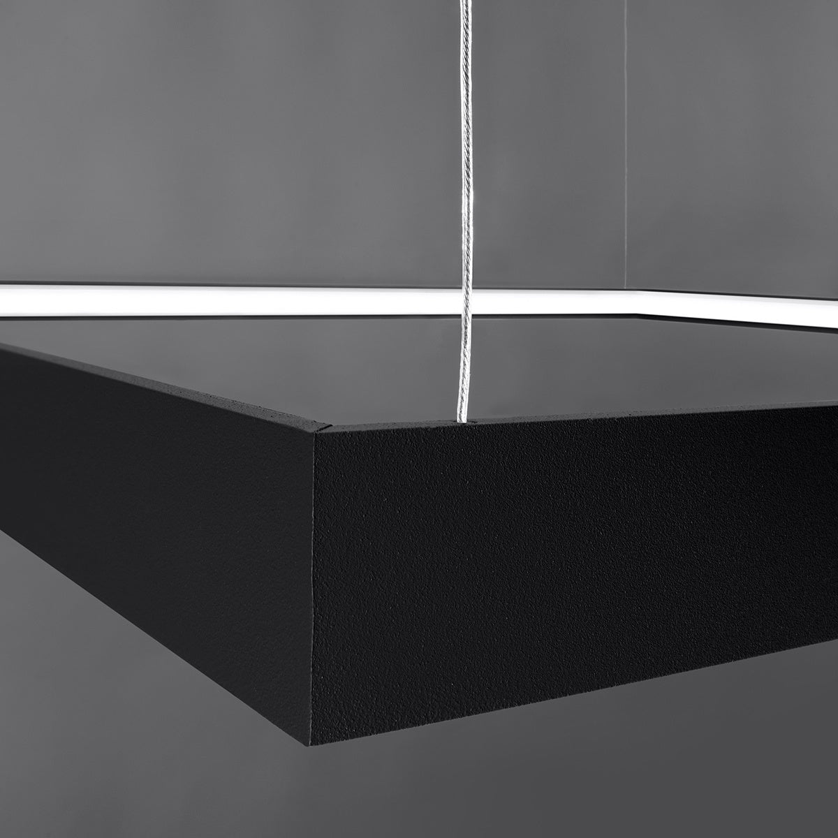 Kronleuchter "NELYA L" 4000K – Pendelleuchte in Schwarz | Dexity Lichtdesign