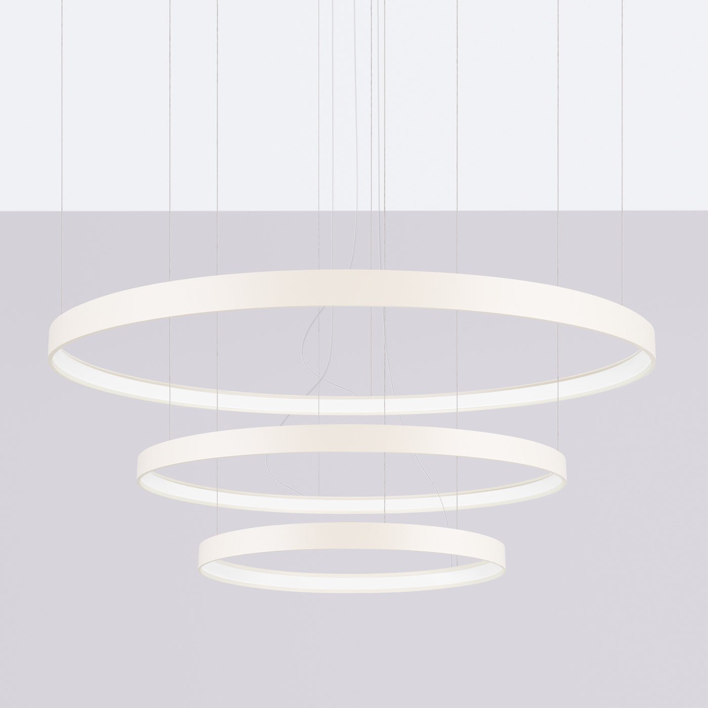 Kronleuchter "RIO 3" 3000K – Pendelleuchte in Beige | Dexity Lichtdesign