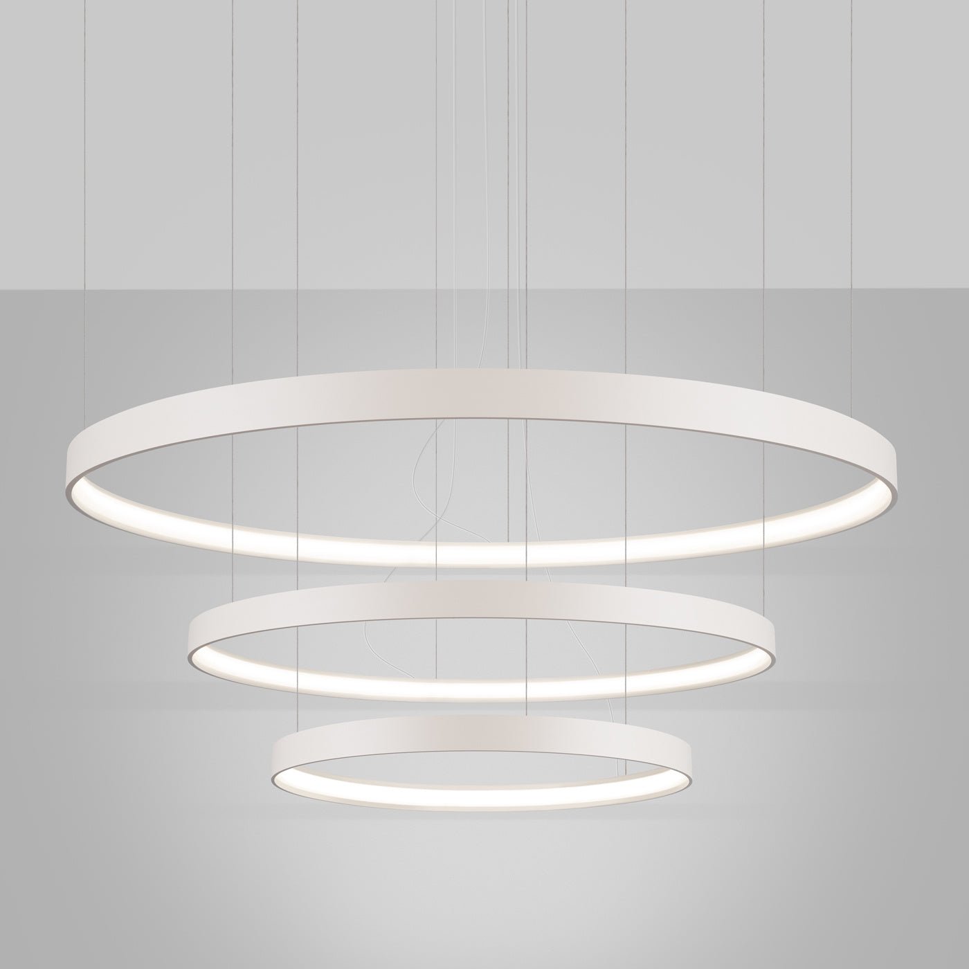 Kronleuchter "RIO 3" 4000K – Pendelleuchte in Beige | Dexity Lichtdesign