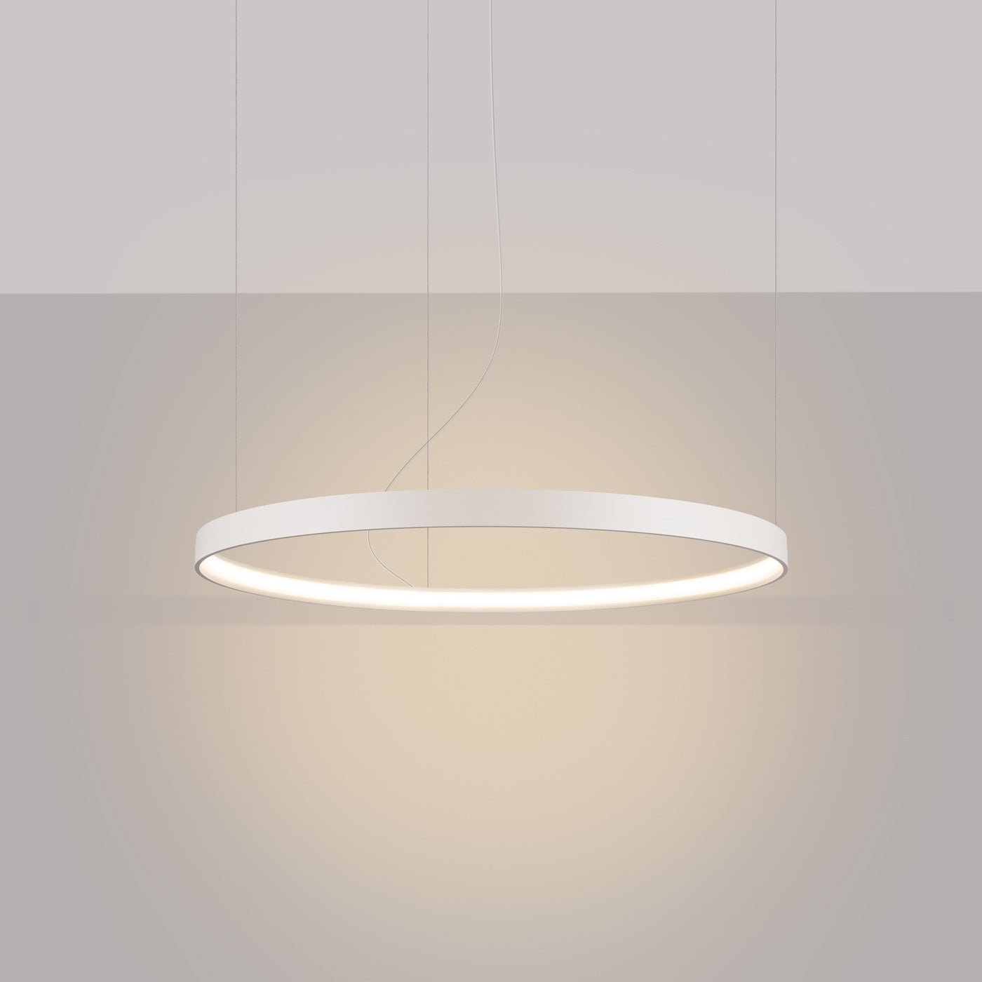 Kronleuchter "RIO 78" 3000K – Pendelleuchte in Beige | Dexity Lichtdesign