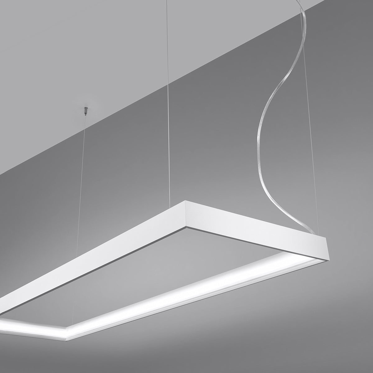 Kronleuchter "TUULA L" 4000K – Pendelleuchte in Weiß | Dexity Lichtdesign