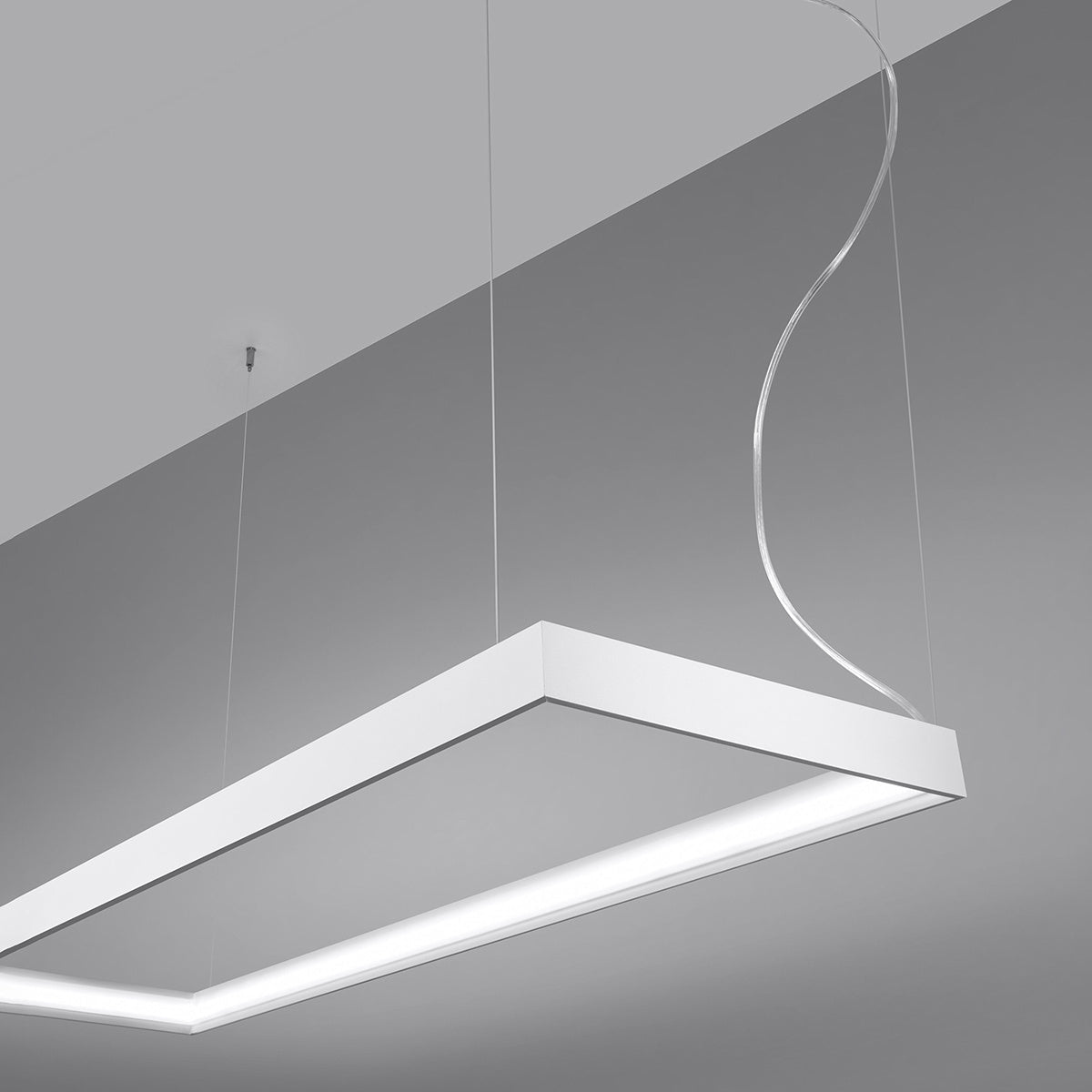 Kronleuchter "TUULA M" 4000K – Pendelleuchte in Weiß | Dexity Lichtdesign