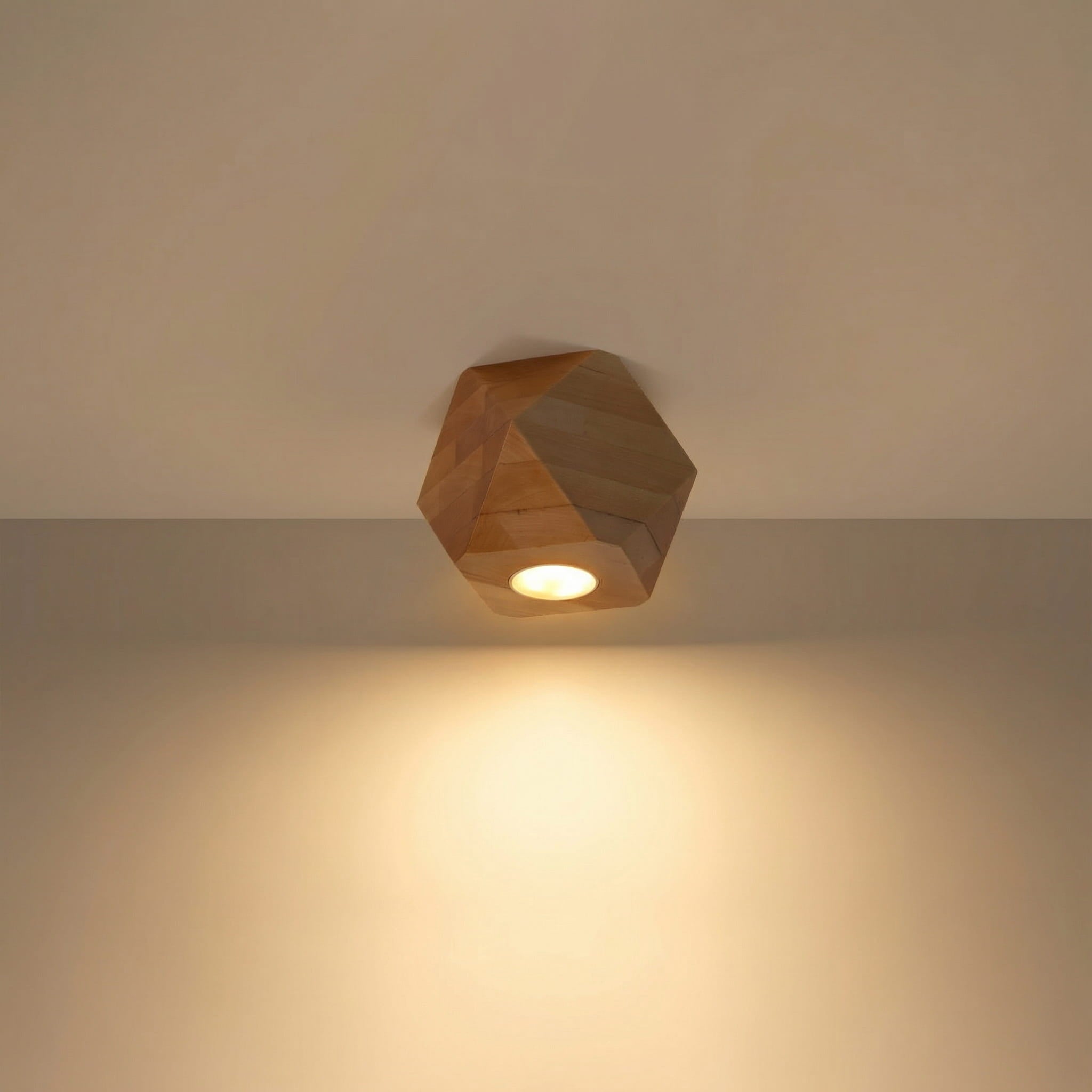 Naturholz - Deckenleuchte "Woody 1" – Deckenlampen in | Dexity Lichtdesign