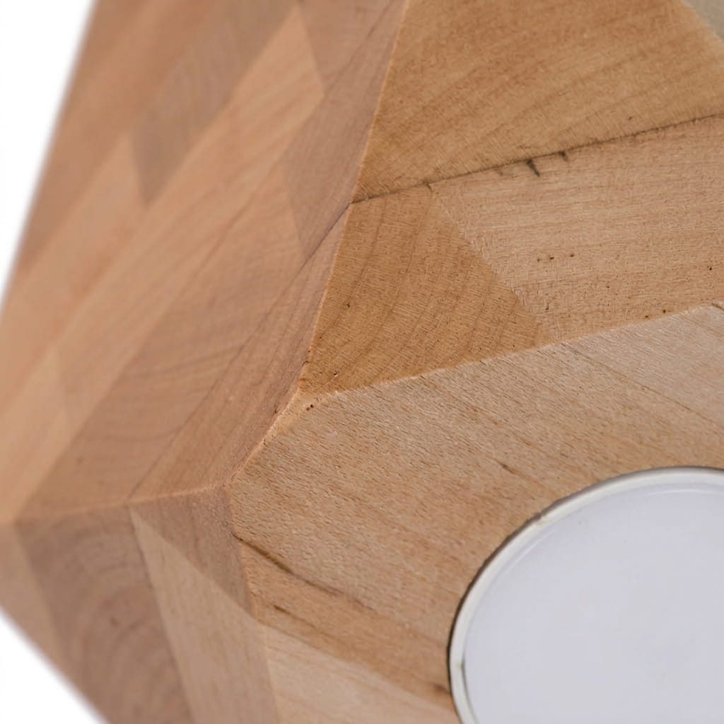 Naturholz - Deckenleuchte "Woody 1" – Deckenlampen in | Dexity Lichtdesign