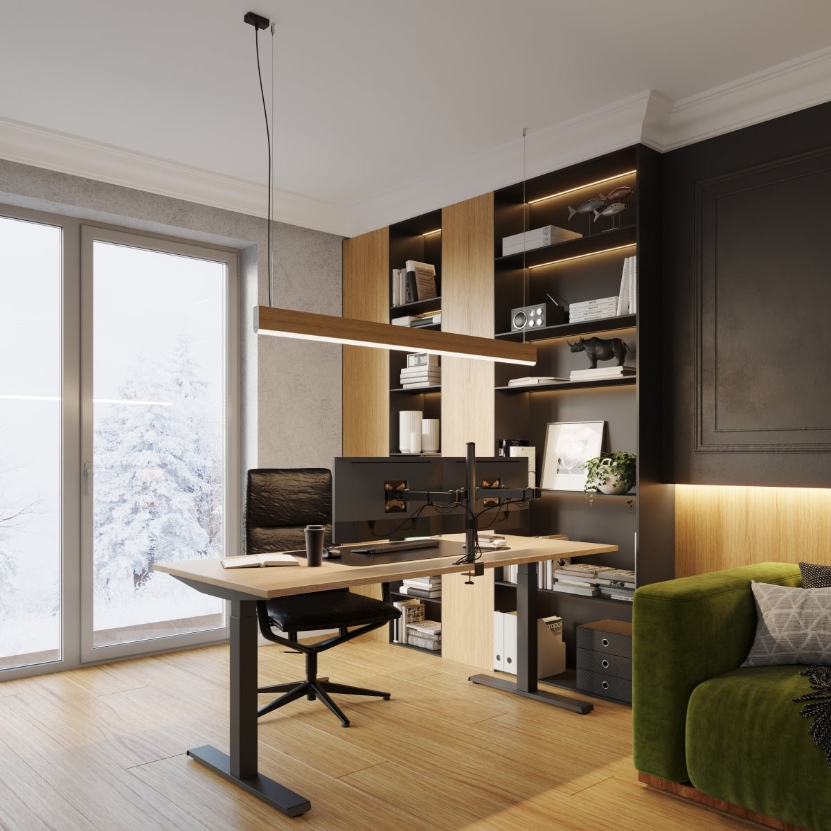 Naturholz - Hängeleuchte "LYKKE 150" 3000K – Pendelleuchte in | Dexity Lichtdesign