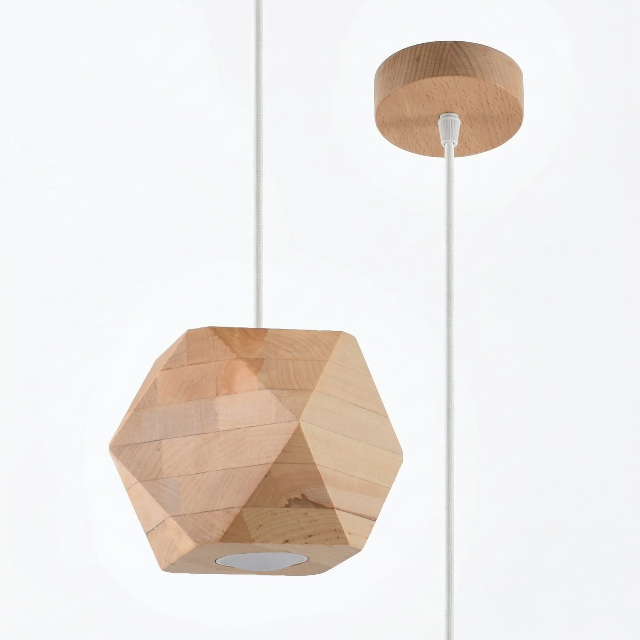 Naturholz - Hängeleuchte "Woody" – Pendelleuchten in | Dexity Lichtdesign
