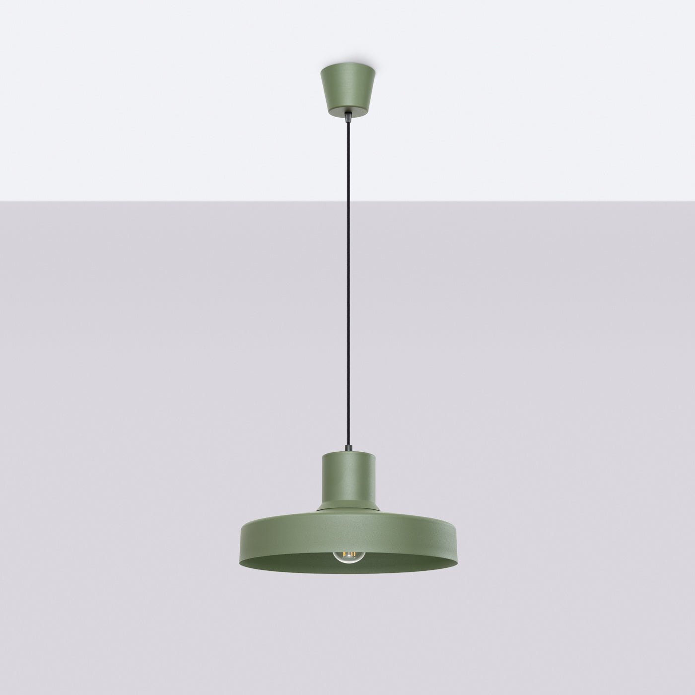 Pendelleuchte "BILO" – Pendelleuchte in Olivgrün | Dexity Lichtdesign