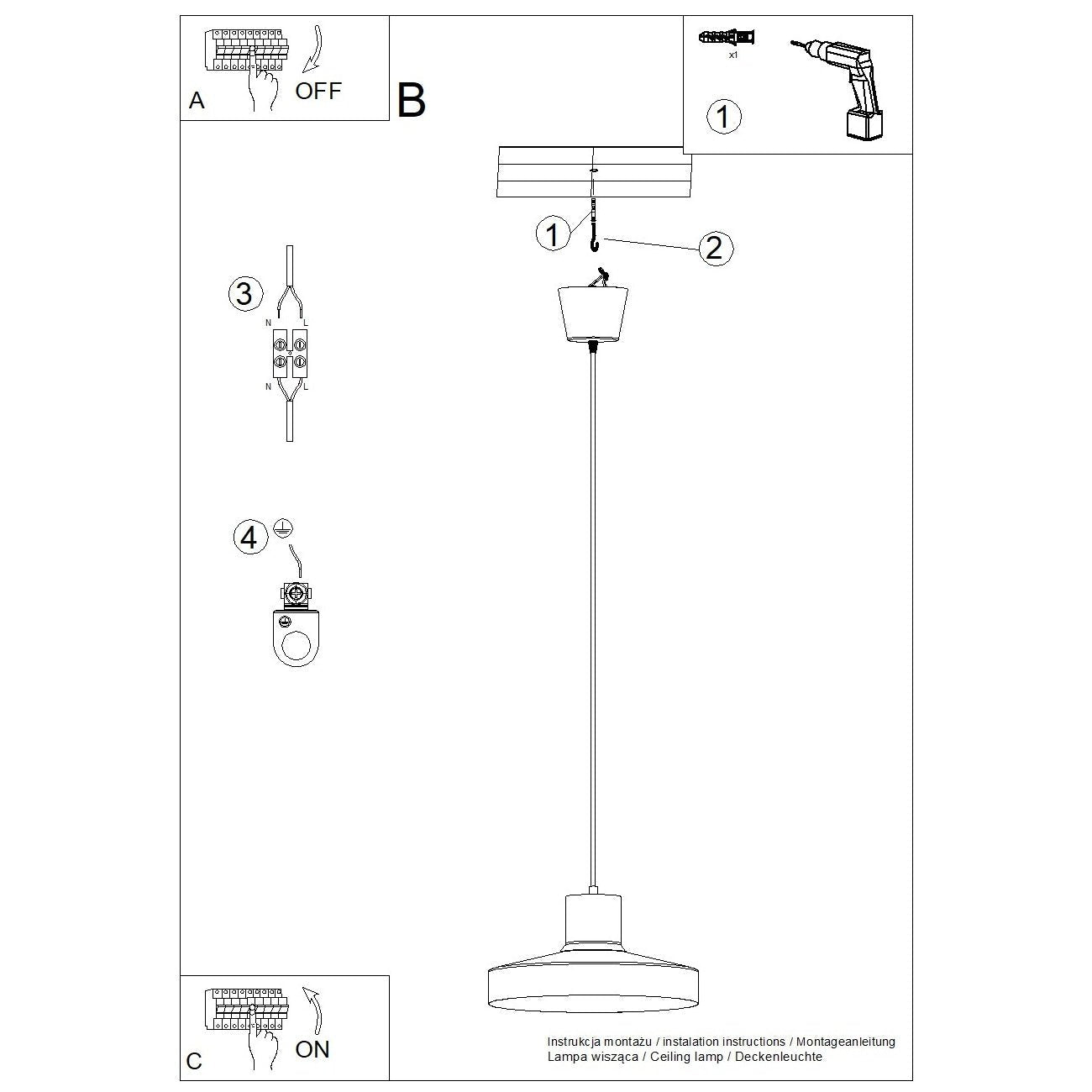 Pendelleuchte "BILO" – Pendelleuchte in Roter Ocker | Dexity Lichtdesign