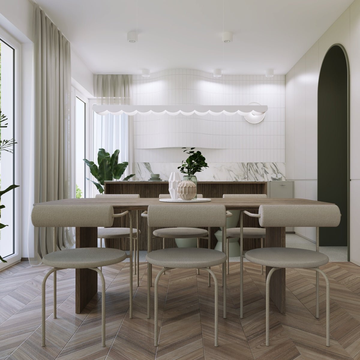 Pendelleuchte "BISCUIT" 3000K – Pendelleuchte in Weiß | Dexity Lichtdesign