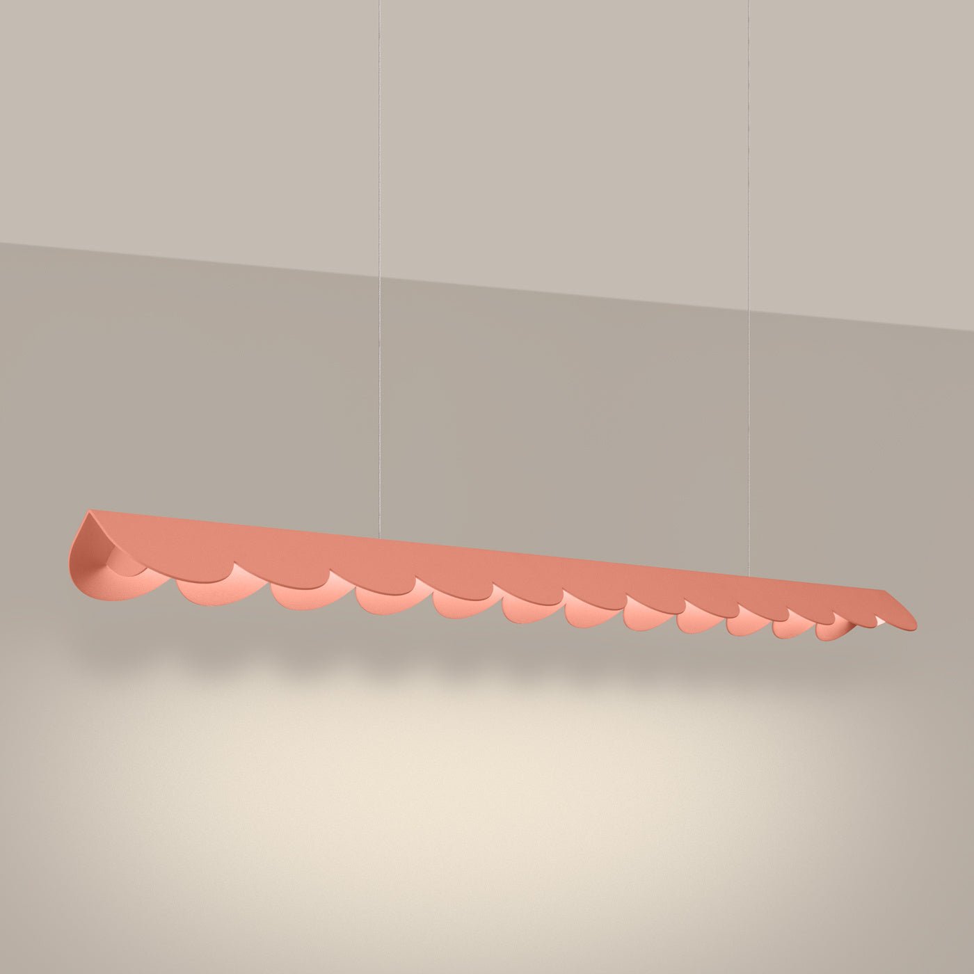 Pendelleuchte "BISCUIT" 3000K – Pendelleuchte in Apricot | Dexity Lichtdesign