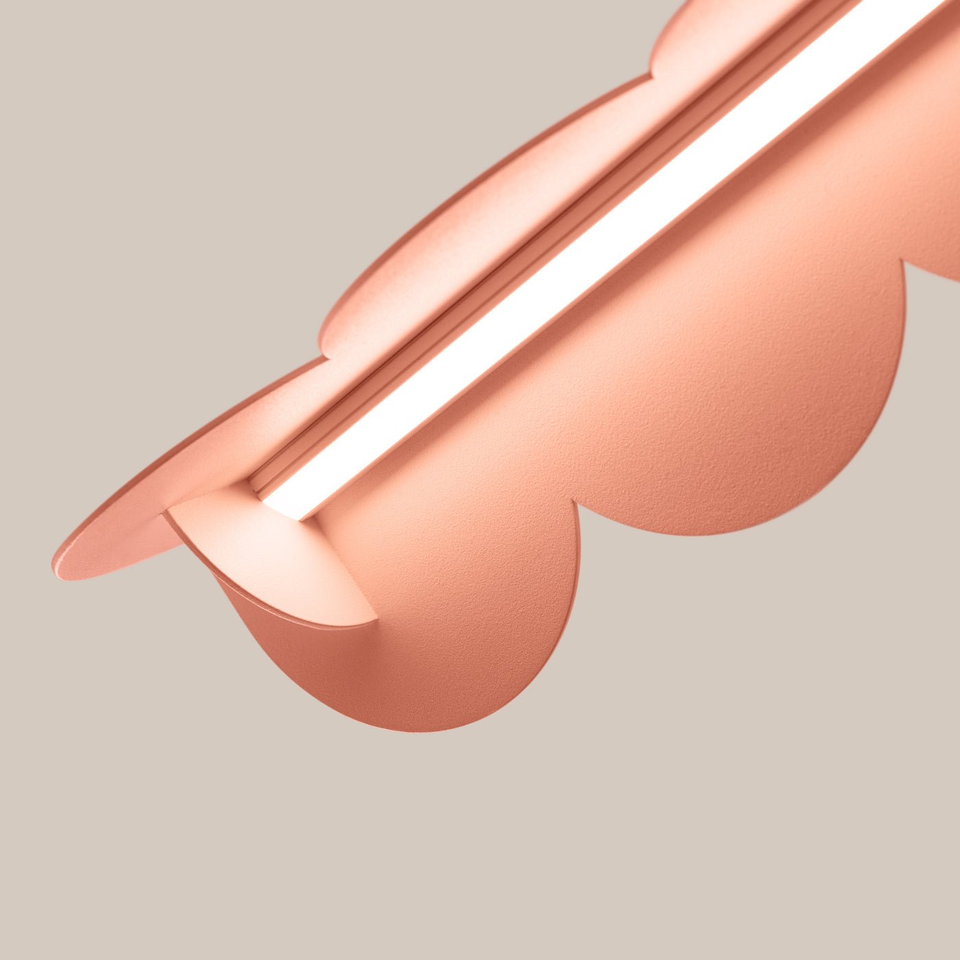 Pendelleuchte "BISCUIT" 3000K – Pendelleuchte in Apricot | Dexity Lichtdesign