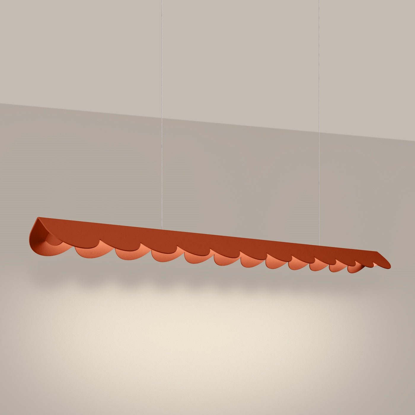 Pendelleuchte "BISCUIT" 3000K – Pendelleuchte in Roter Ocker | Dexity Lichtdesign