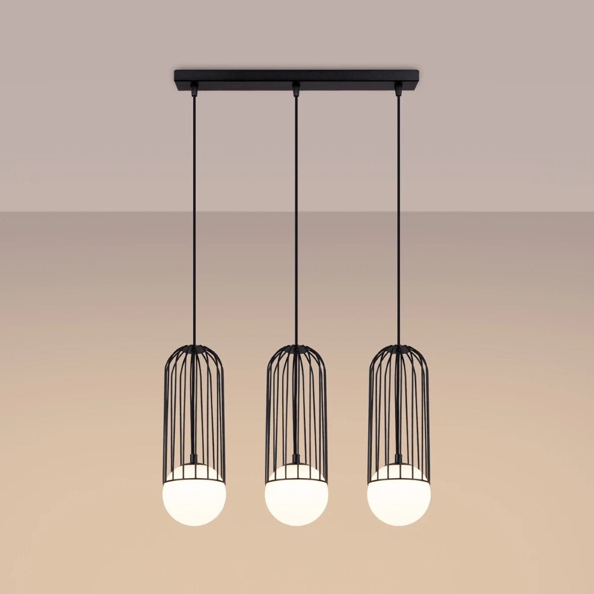 Pendelleuchte "BRINA 3L" – Pendelleuchten in Schwarz | Dexity Lichtdesign