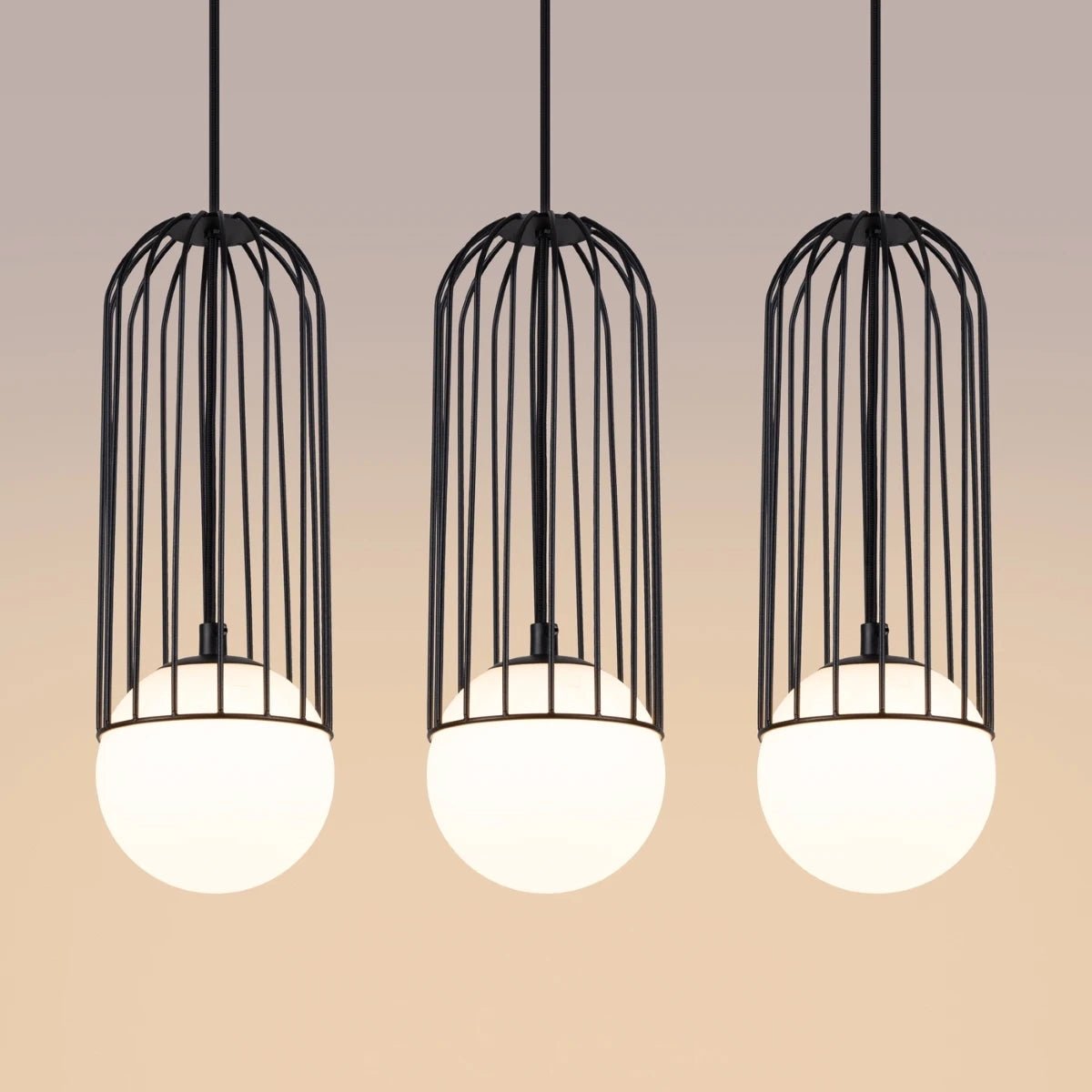 Pendelleuchte "BRINA 3L" – Pendelleuchten in Schwarz | Dexity Lichtdesign