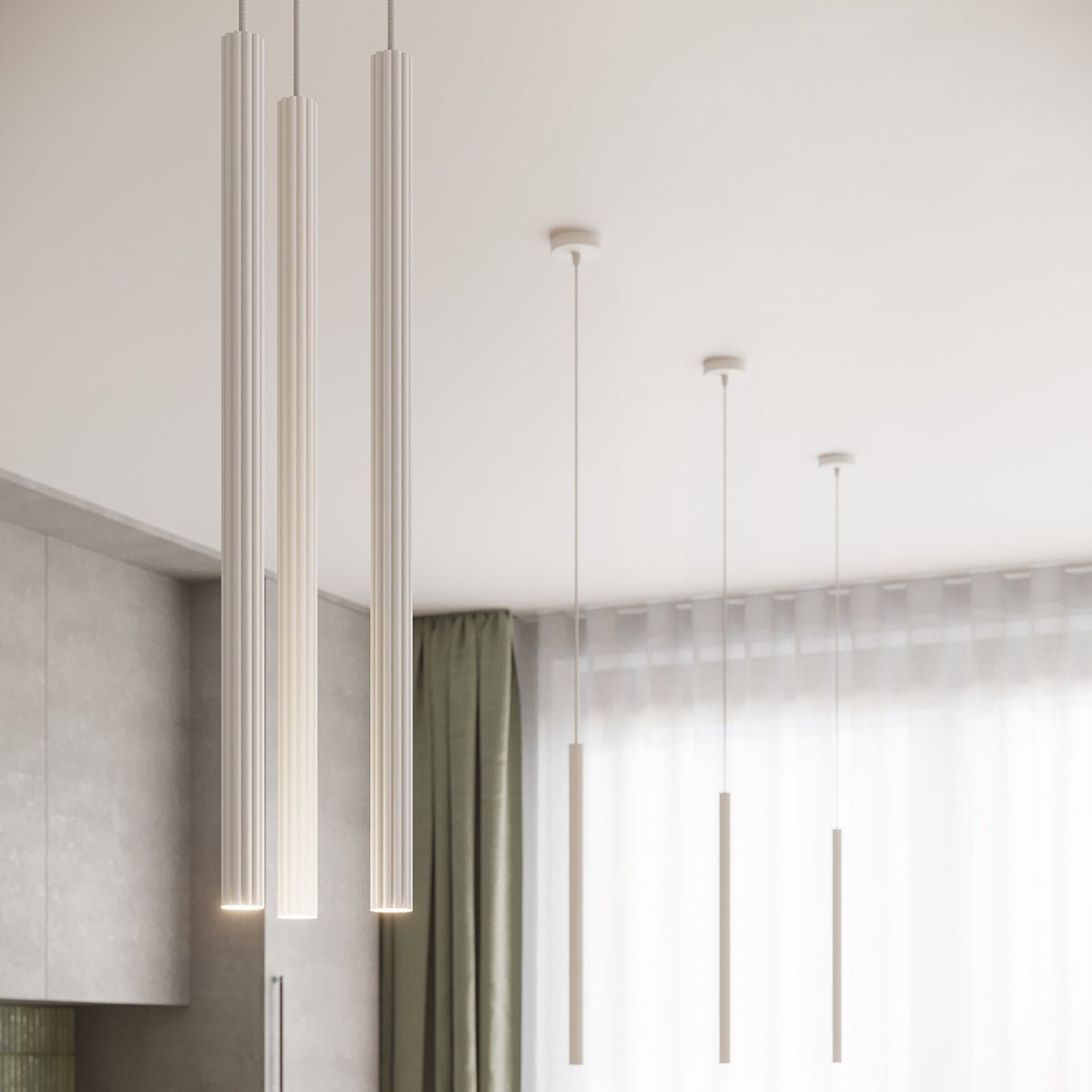 Pendelleuchte "CORA 2P" – in Weiß | Dexity Lichtdesign