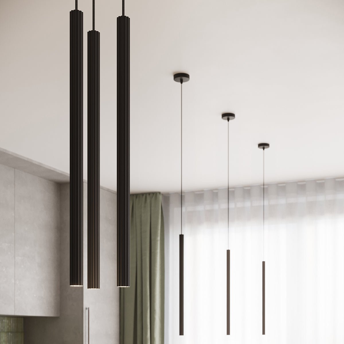 Pendelleuchte "CORA 2P" – in Schwarz | Dexity Lichtdesign
