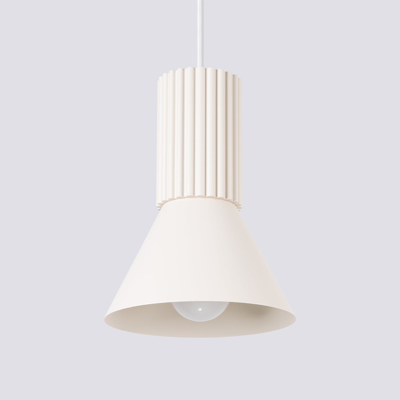 Pendelleuchte "ESTRIA 1" – in Beige | Dexity Lichtdesign