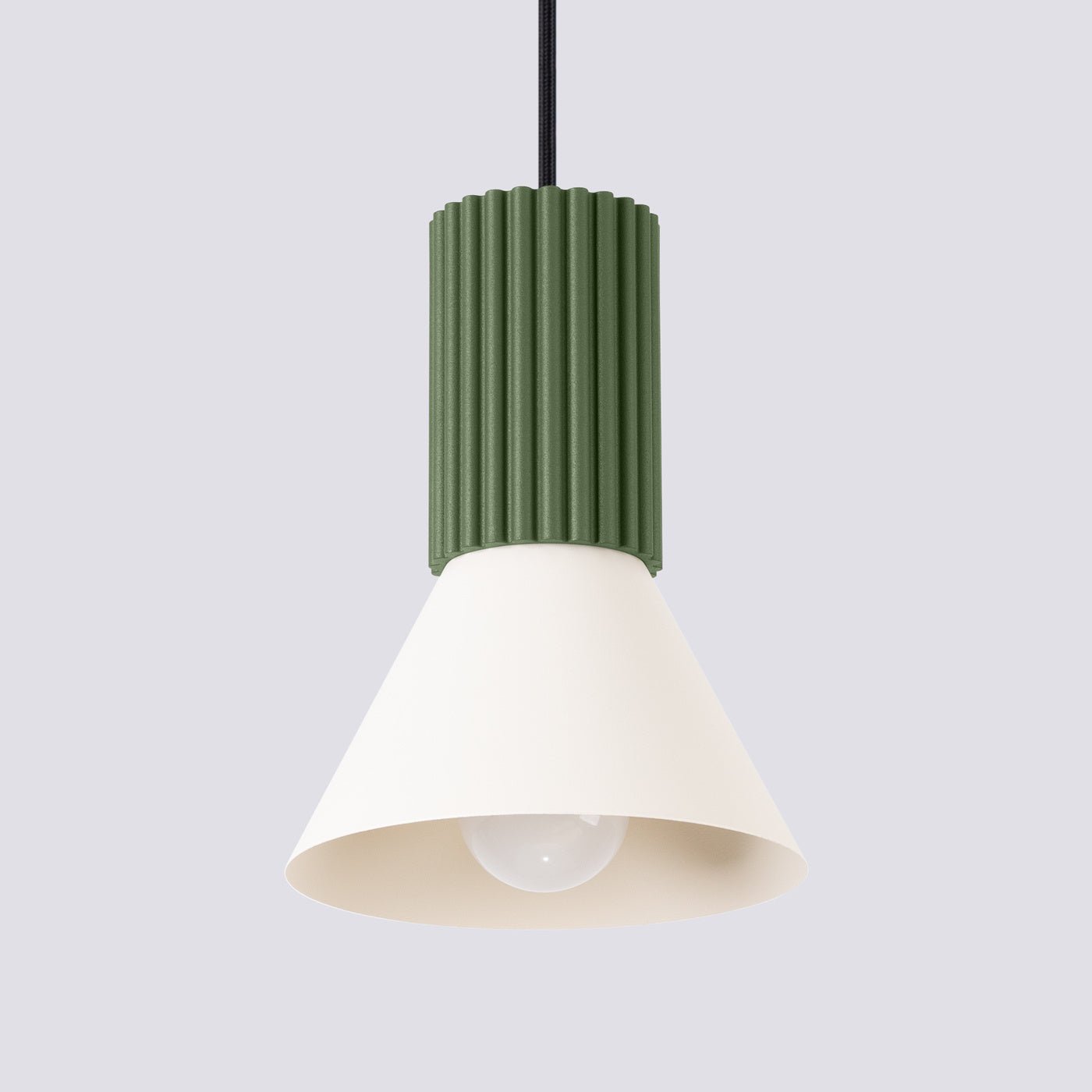 Pendelleuchte "ESTRIA 1" – in Olivgrün | Dexity Lichtdesign