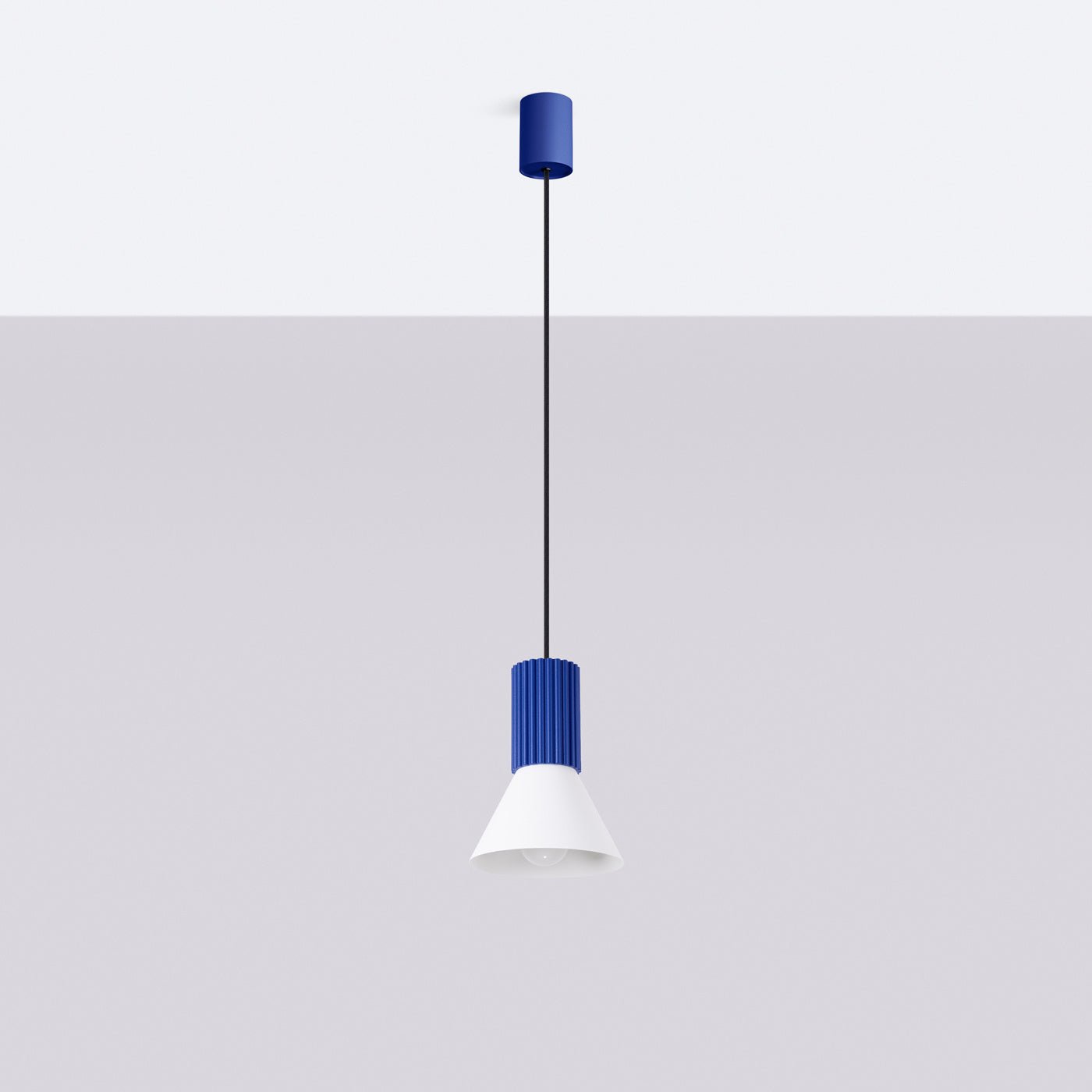Pendelleuchte "ESTRIA 1" – in Ultramarin | Dexity Lichtdesign