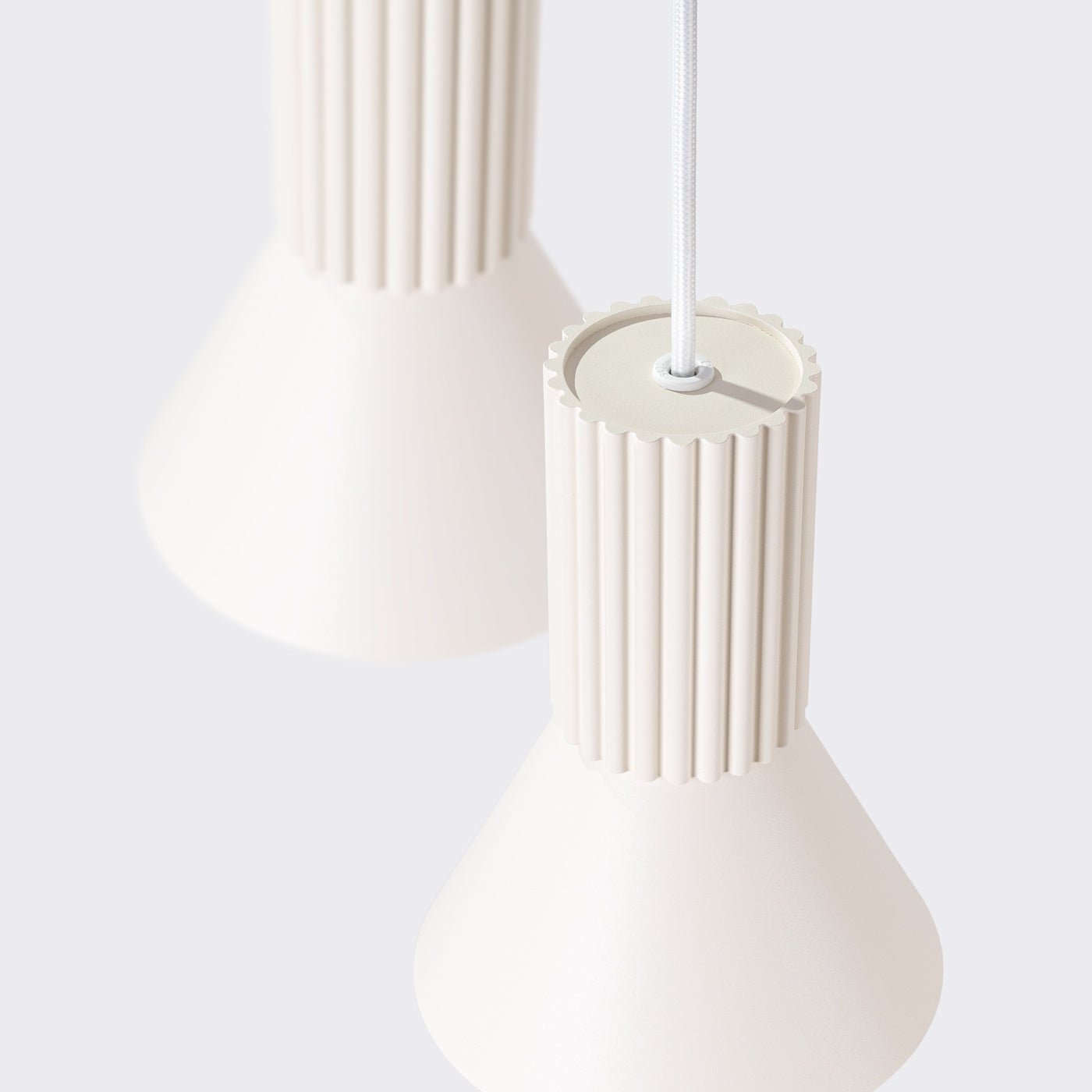 Pendelleuchte "ESTRIA 3P" – in Beige | Dexity Lichtdesign