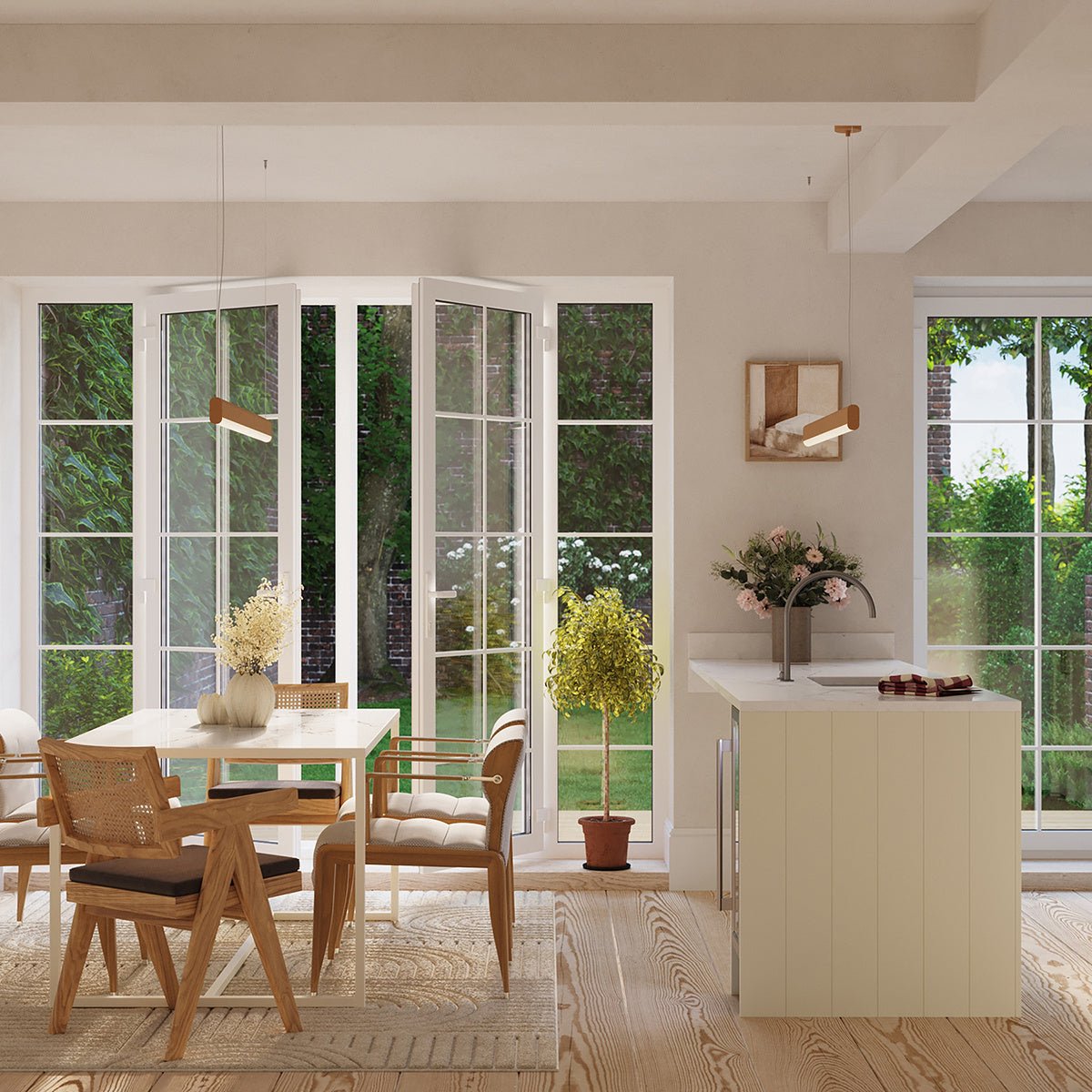 Pendelleuchte "FARGE" 4000K – Pendelleuchte in Gold | Dexity Lichtdesign