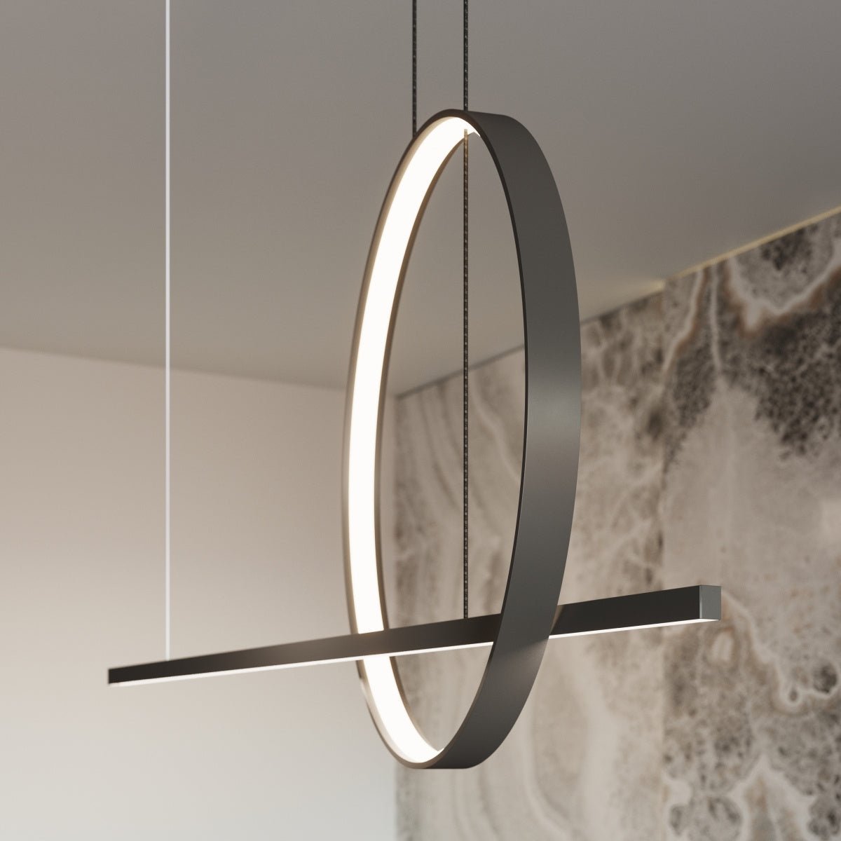 Pendelleuchte "GLAD" 3000K – Pendelleuchte in Weiß | Dexity Lichtdesign