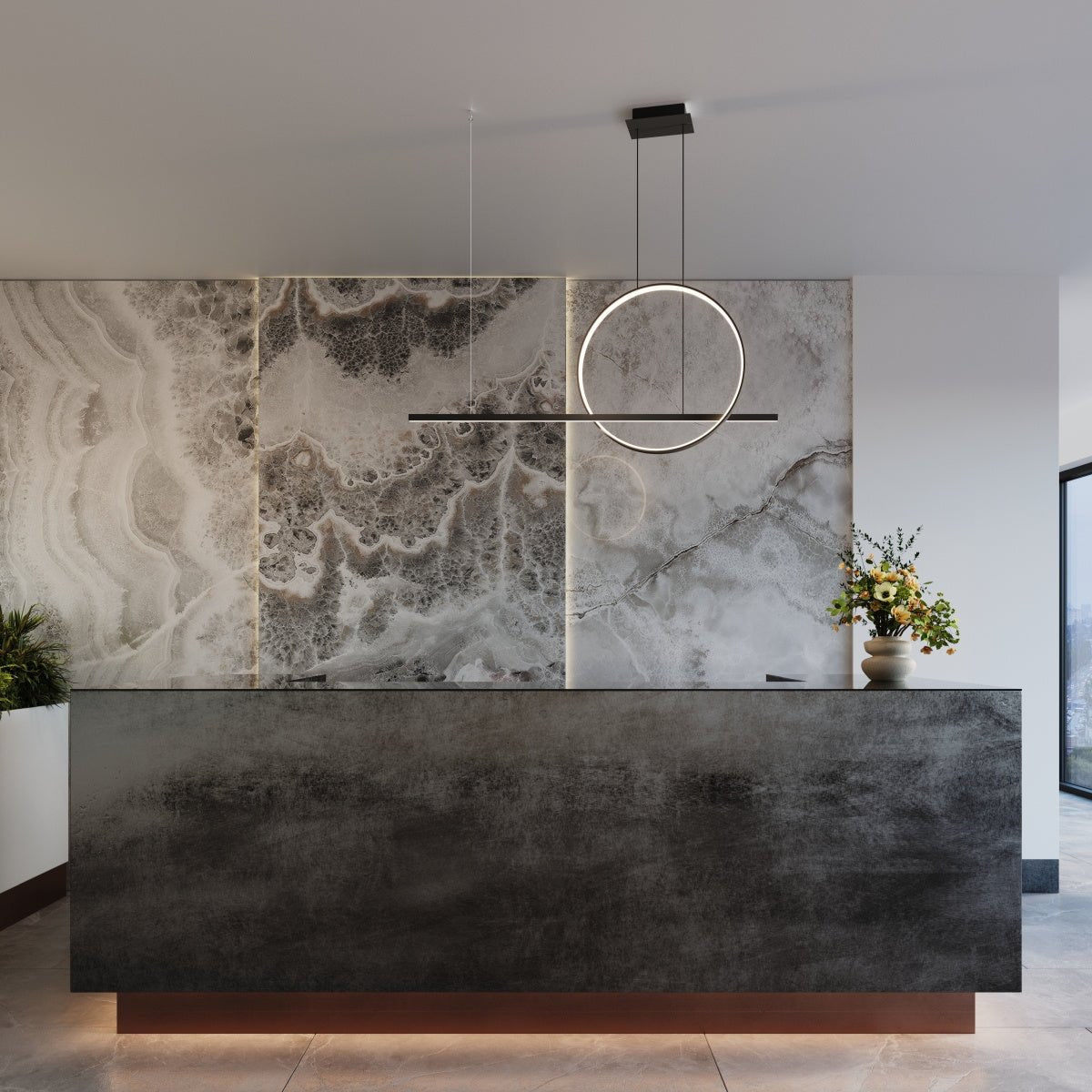 Pendelleuchte "GLAD" 4000K – Pendelleuchte in Weiß | Dexity Lichtdesign