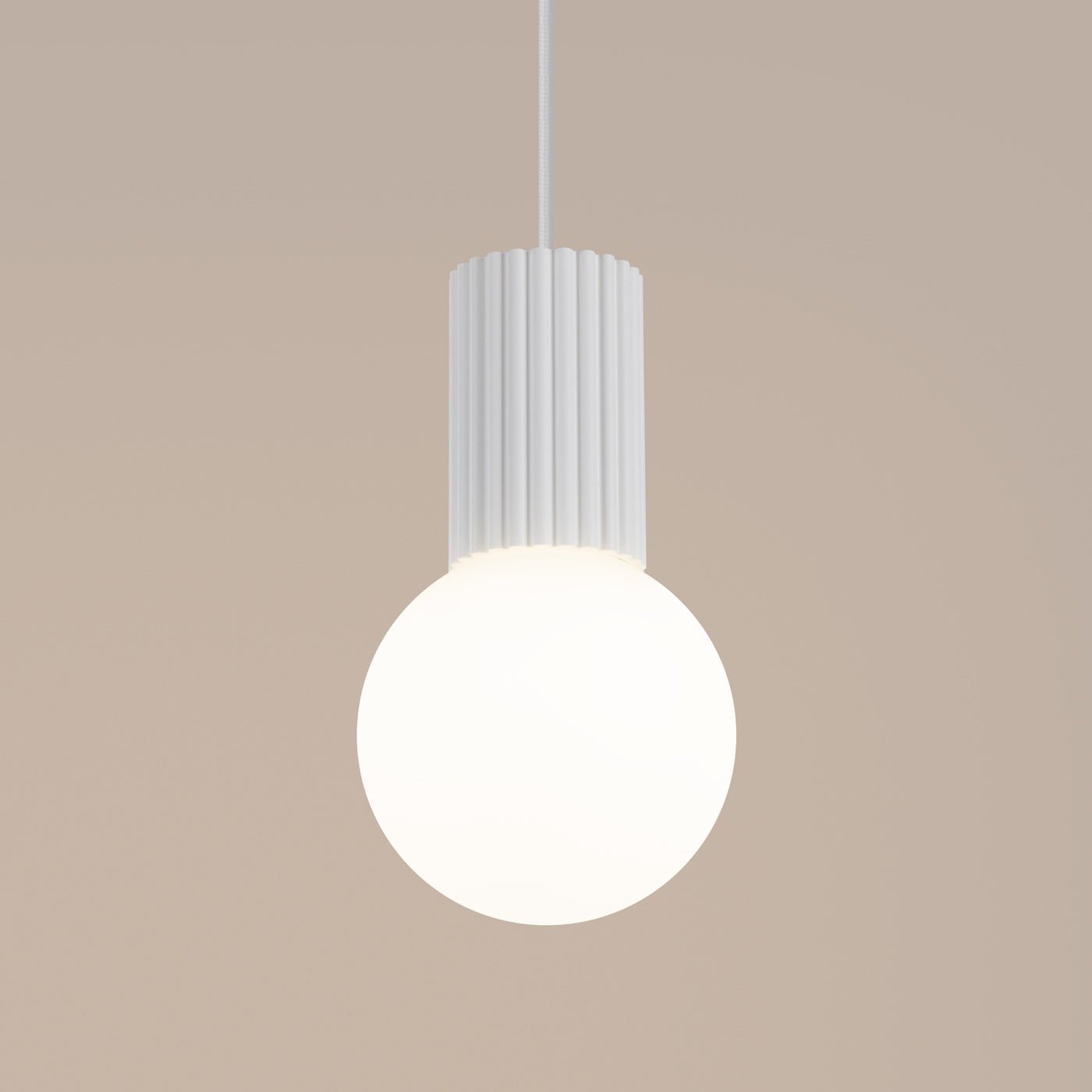 Pendelleuchte "HALO 1" – Pendelleuchte in Weiß | Dexity Lichtdesign